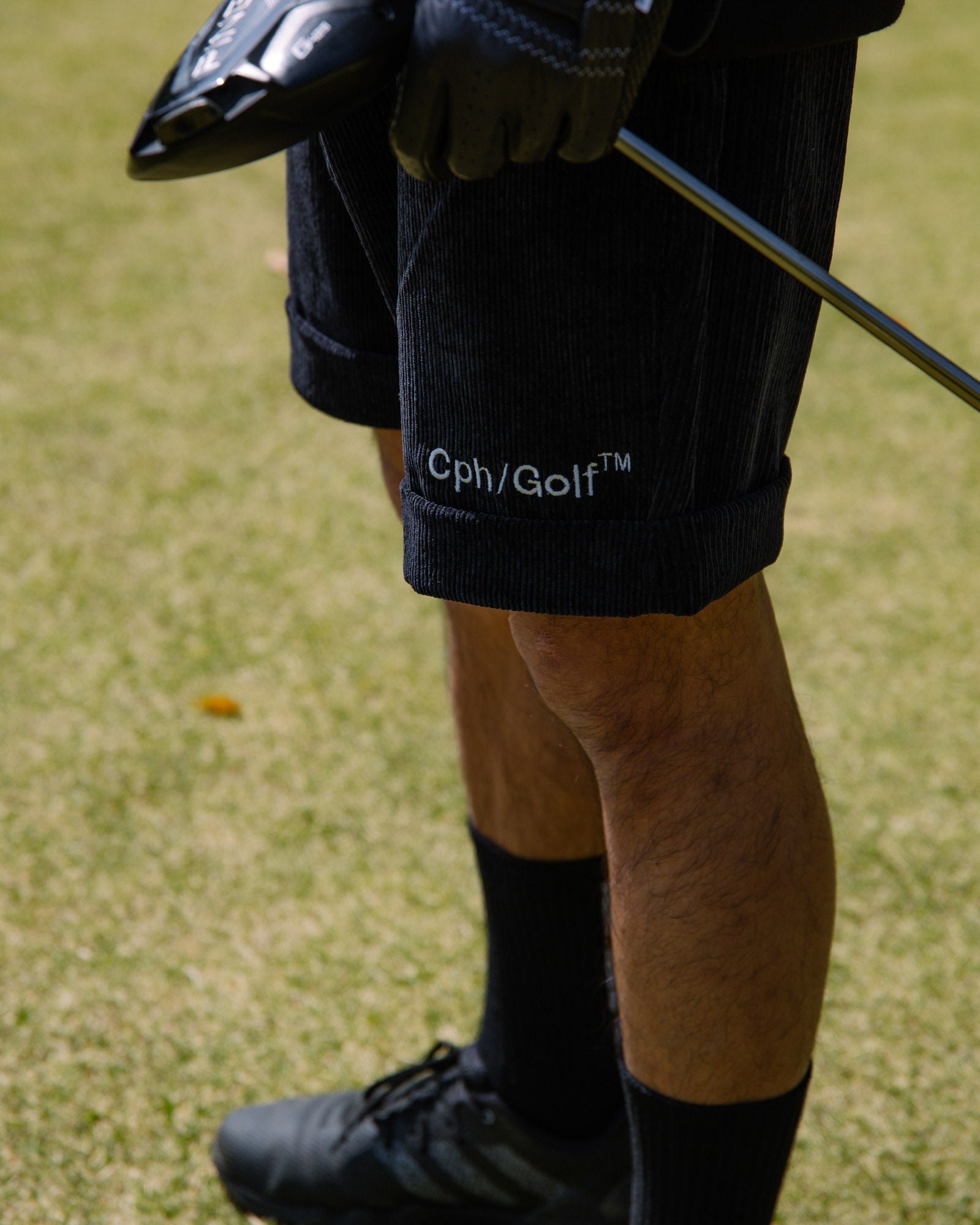 ADJUSTABLE CORDUROY SHORTS - GREEN - – Cph/Golf™︎
