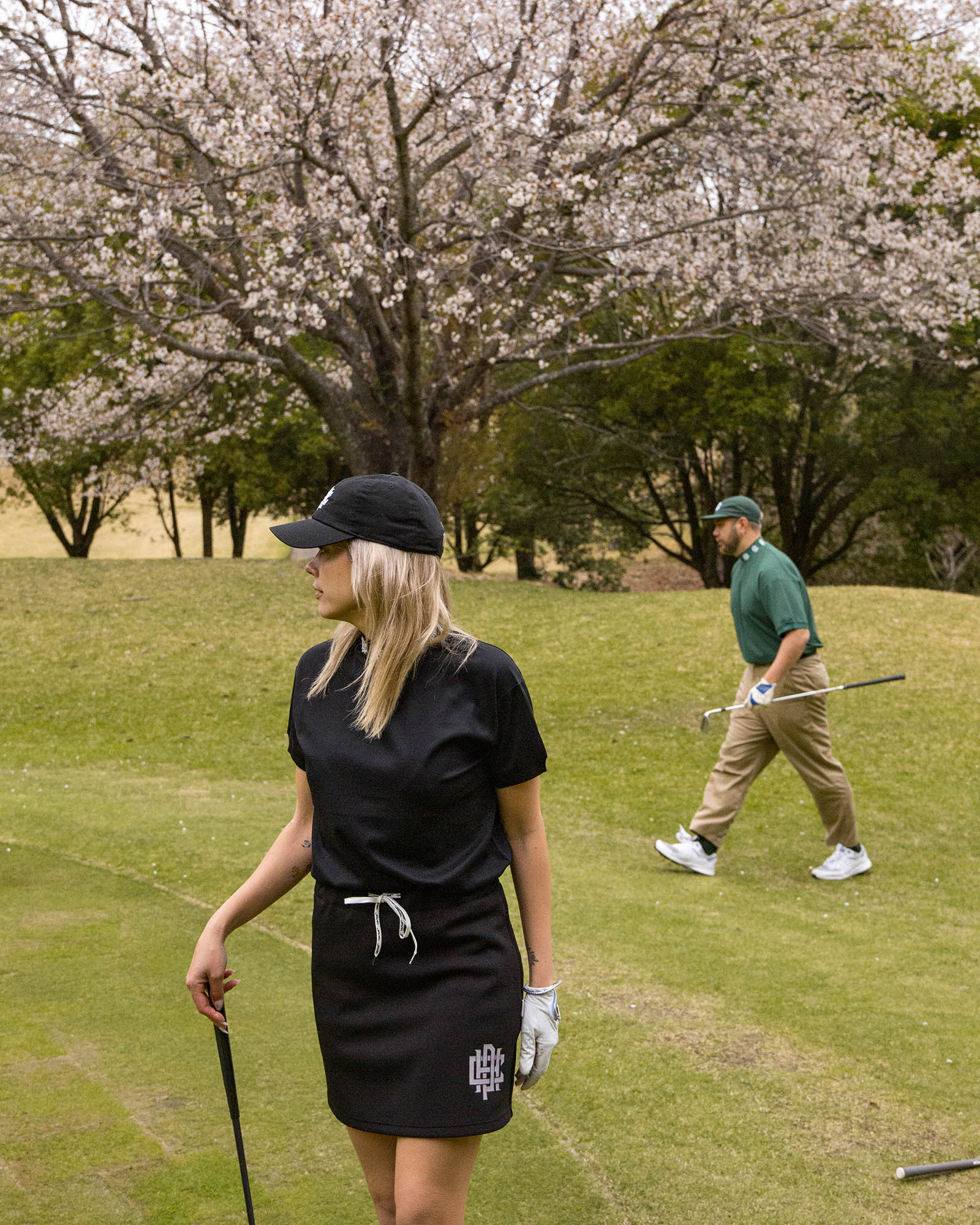 WOMENS】#OVERLAP LOGO BALLOON SKIRT - BLACK - – Cph/Golf™︎