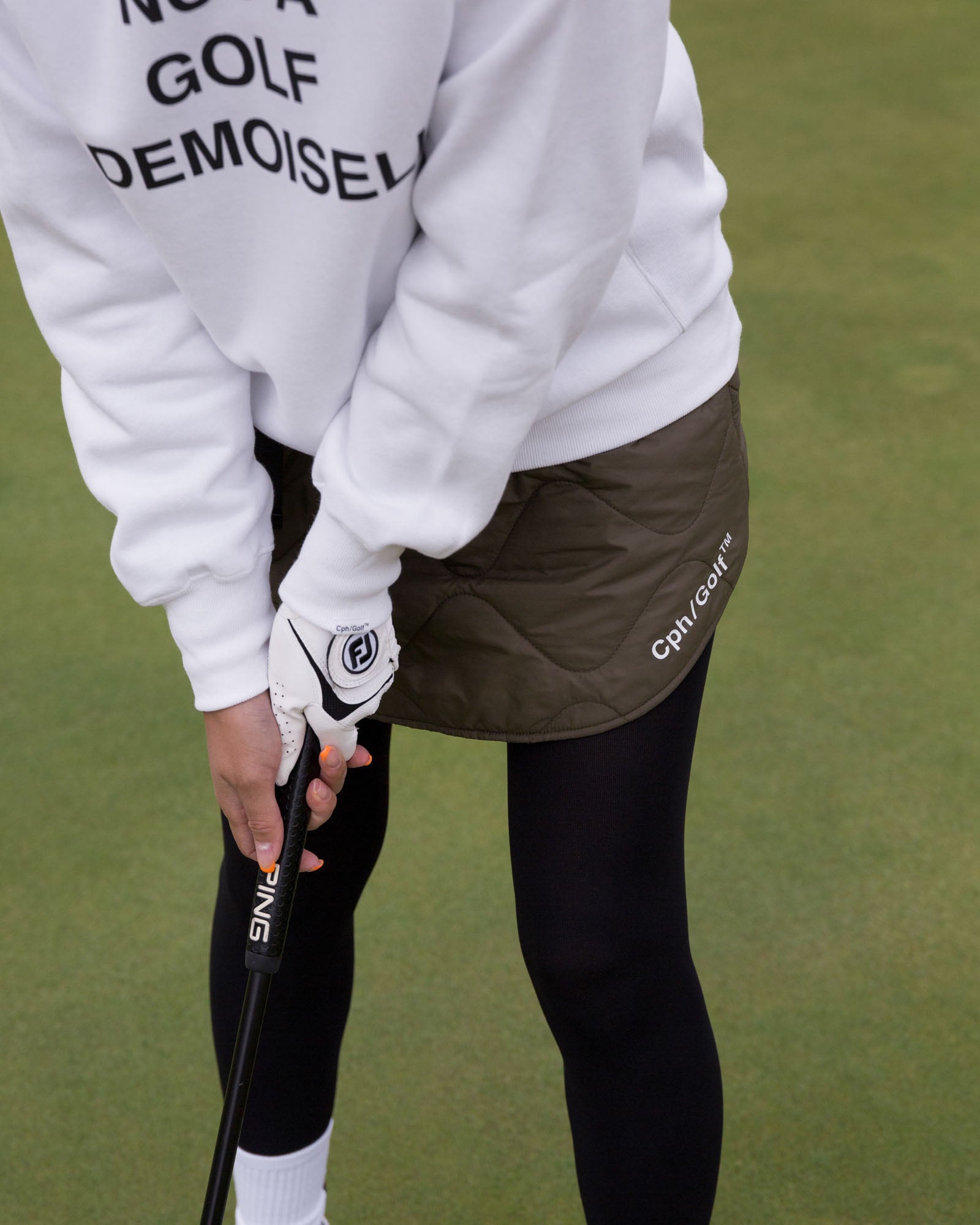 WOMENS】#QUILTING ADJUSTABLE SKIRT - KHAKI - – Cph/Golf™︎