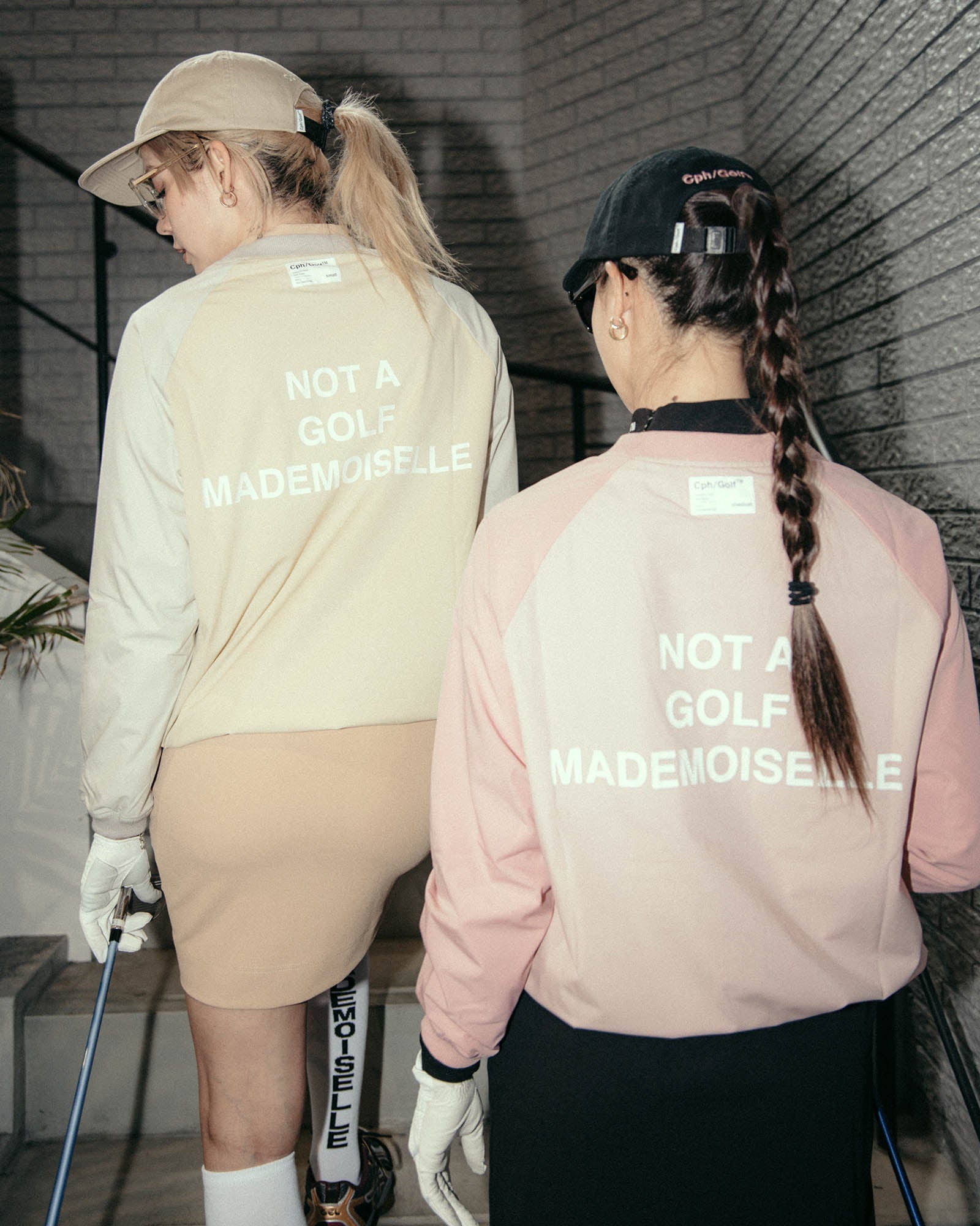 WOMENS】#BI COLOR MADEMOISELLE WIND BREAKER - PINK - – Cph