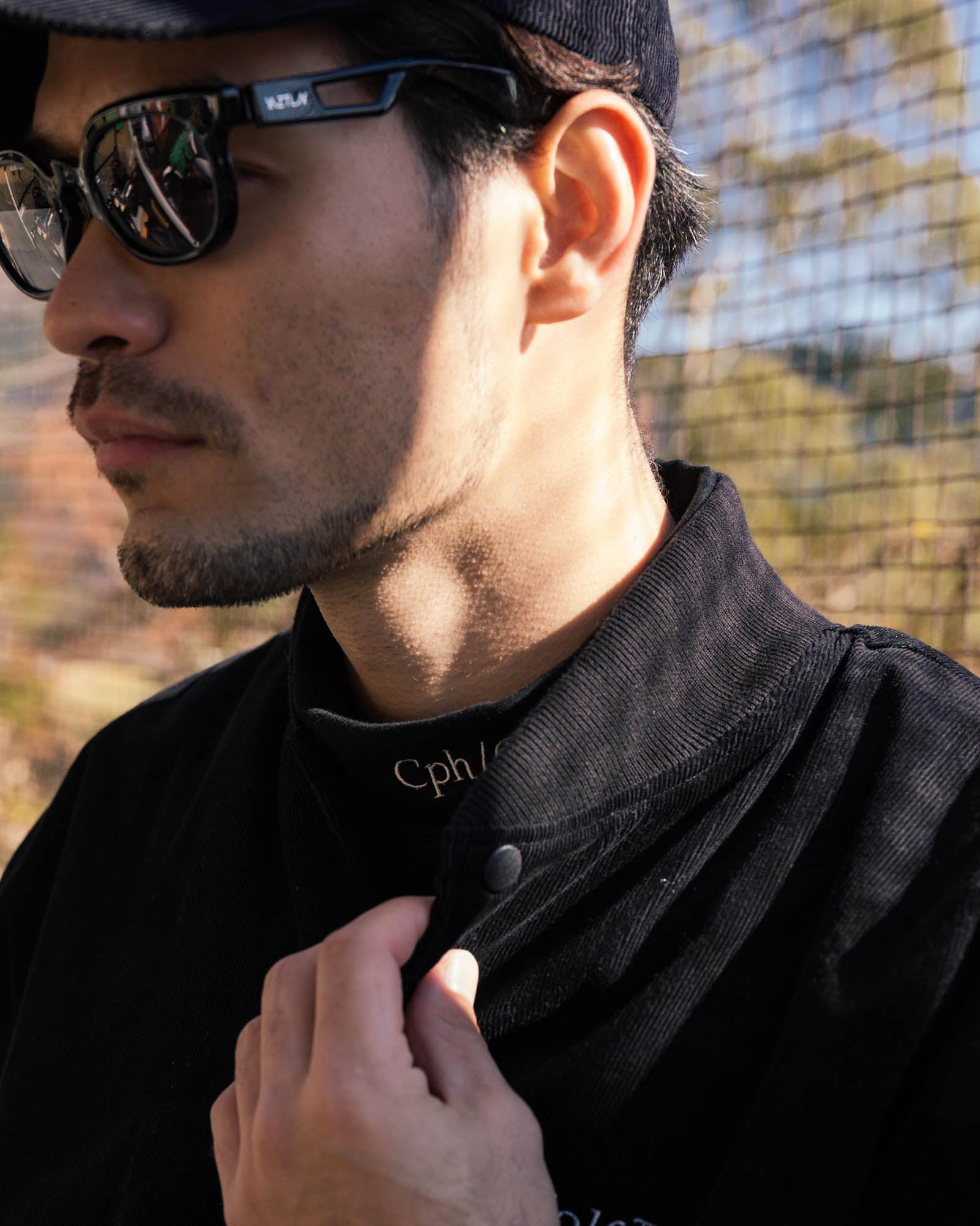 DIGNIFIED LOGO WARM MOCK NECK L/S TEE - WHITE - – Cph/Golf™︎