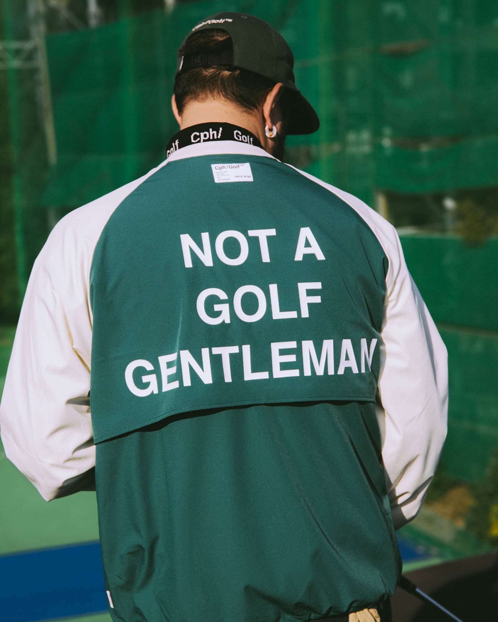 CPH/GOLF JACQUARD MOCK NECK LS TEE サイズXL JACQUARD MOCK NECK LS TEE - SAX - – Cph/Golf™︎