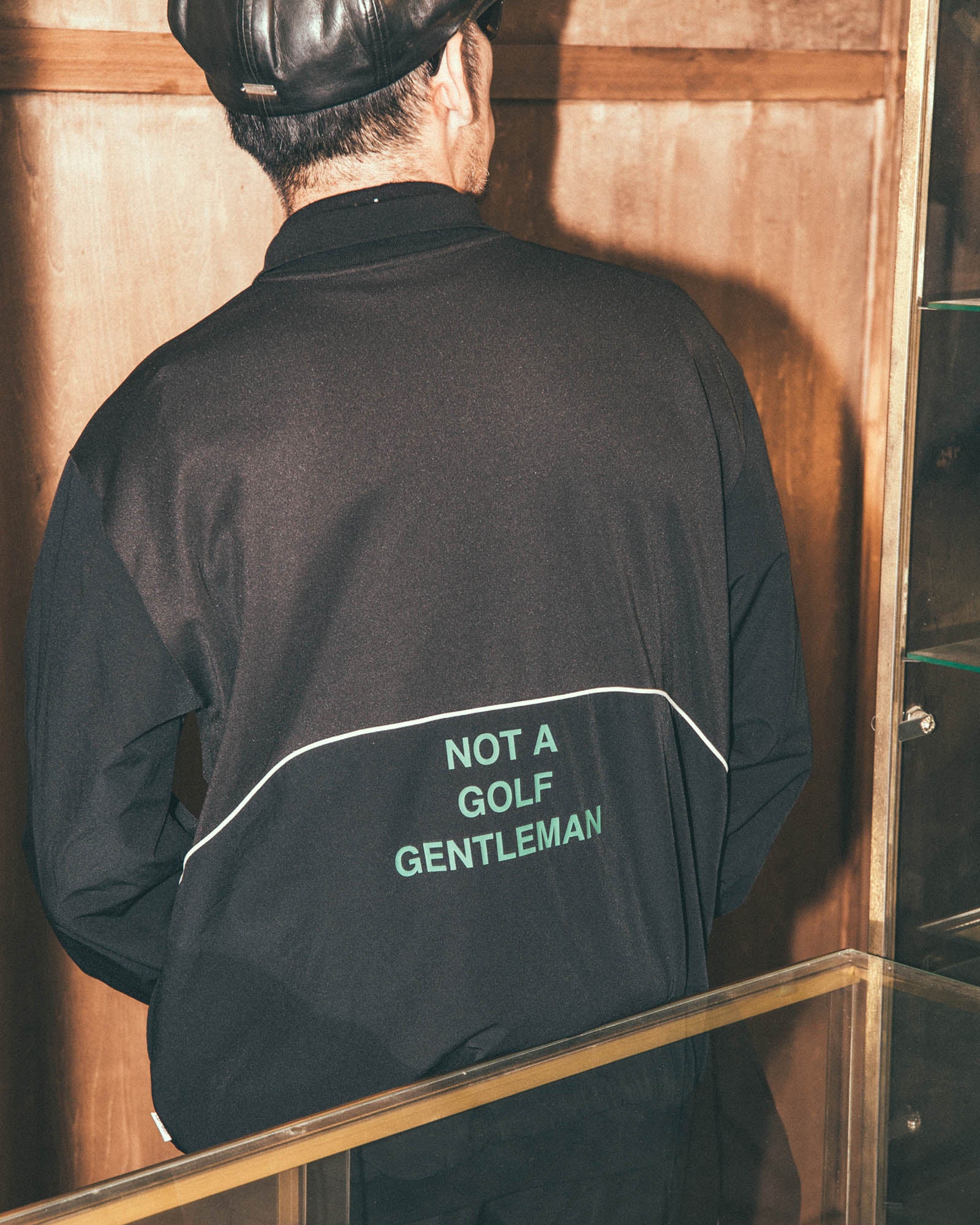 GENTLEMAN POLO PO JACKET - BLACK - – Cph/Golf™︎