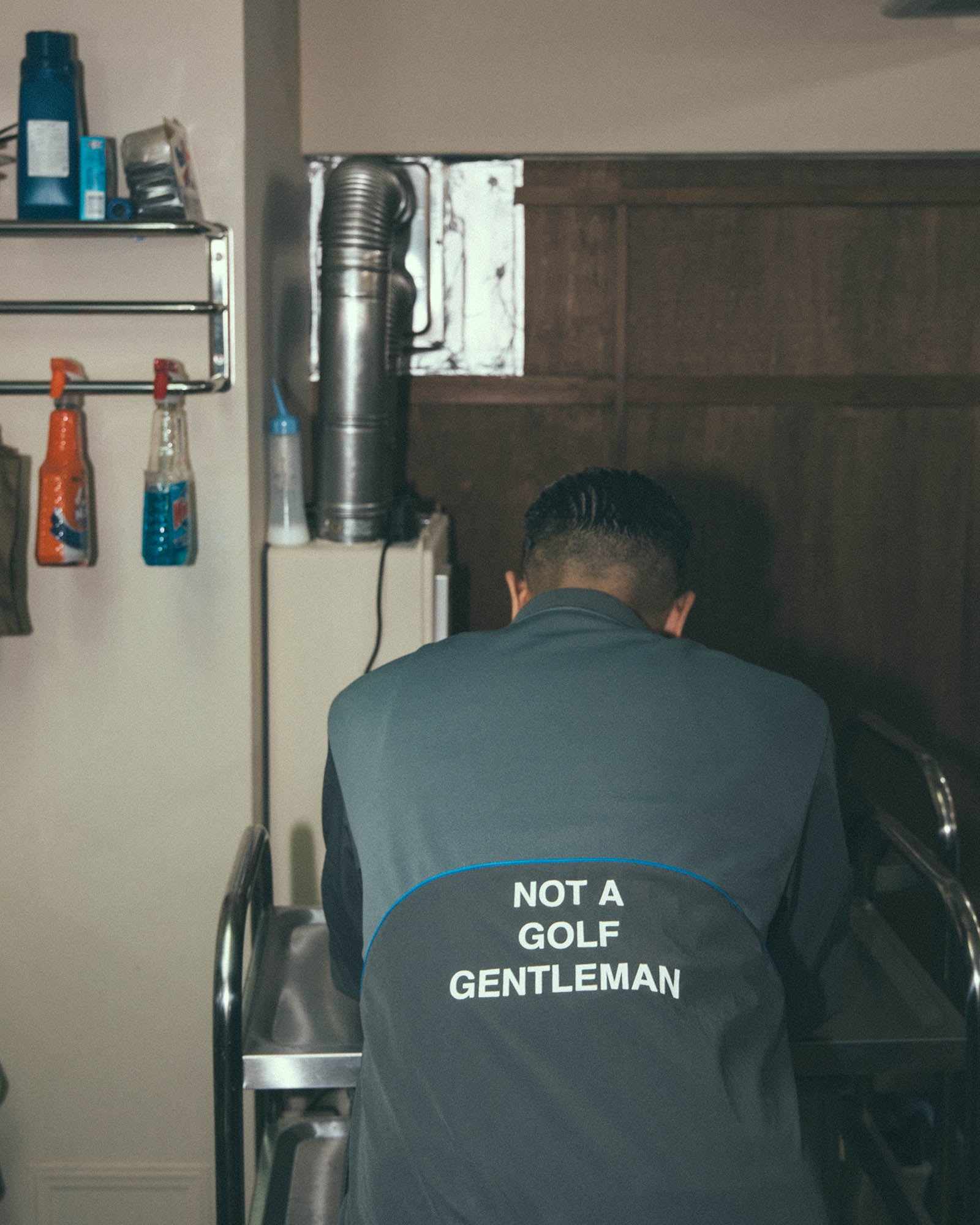 GENTLEMAN POLO PO JACKET - GRAY - – Cph/Golf™︎