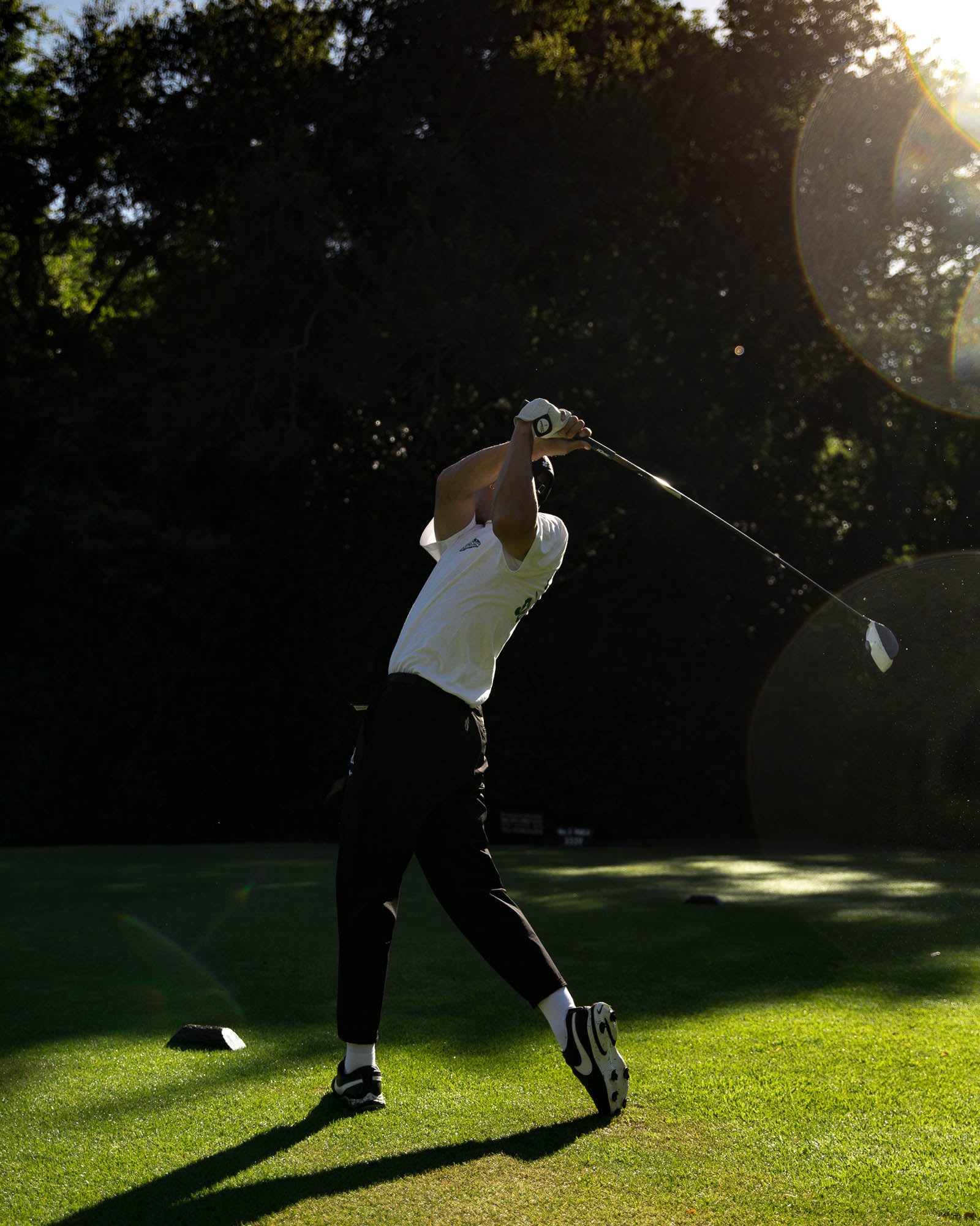 Mid90sClub × Cph/Golf™️ #ADJUSTABLE PANTS - BLACK - – Cph