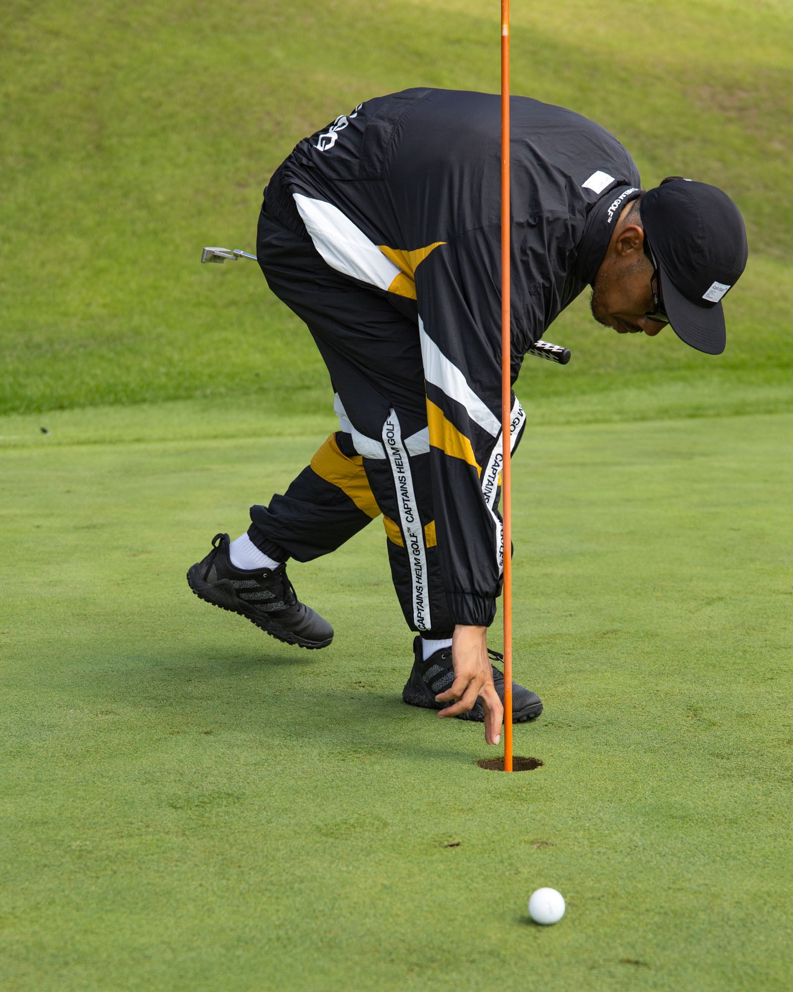 SIDE ZIPPER NYLON PANTS - BLACK - – Cph/Golf™︎