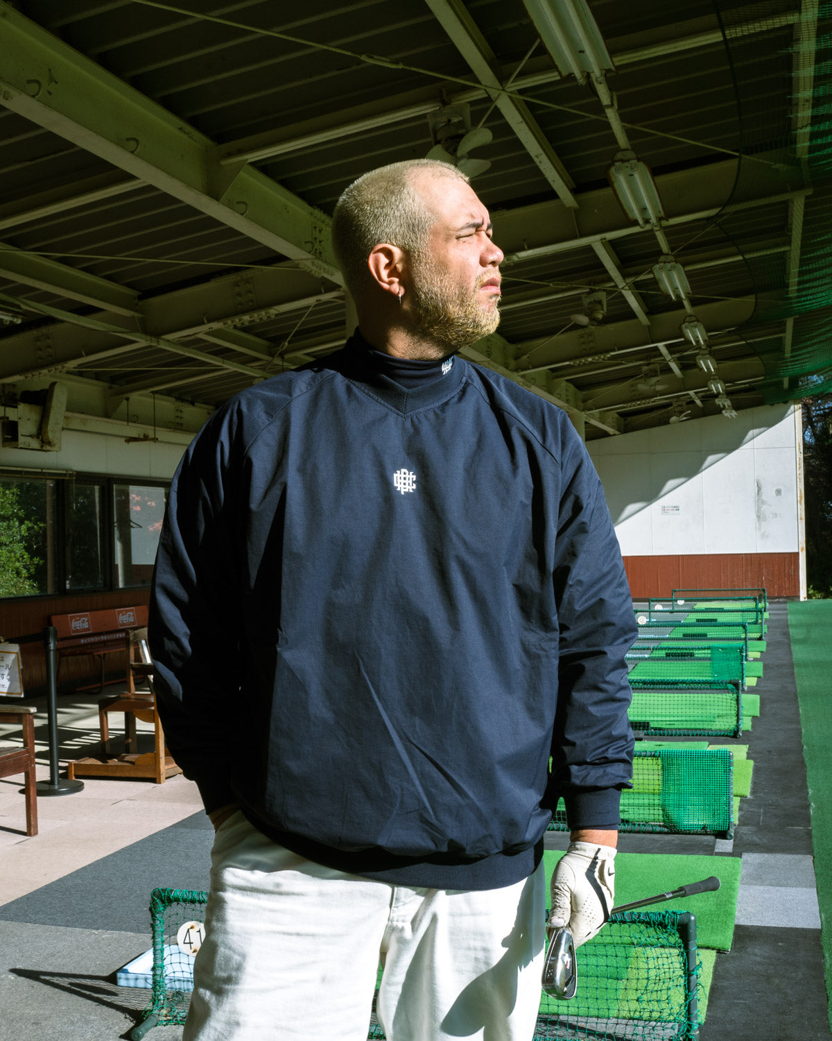 OVERLAP LOGO NYLON PULLOVER – Cph/Golf™︎