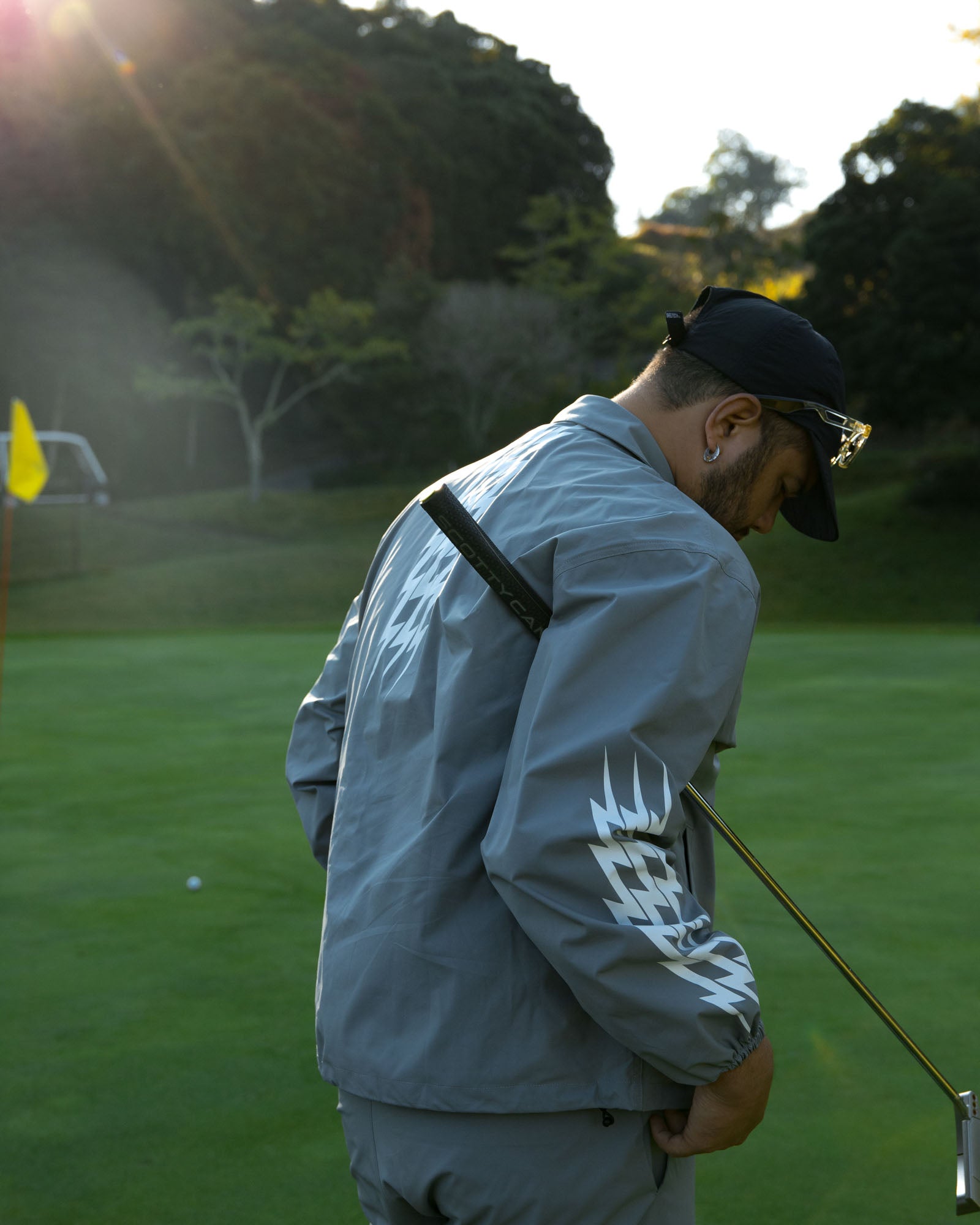 THUNDER STRIPES W-P JACKET - GRAY - – Cph/Golf™︎