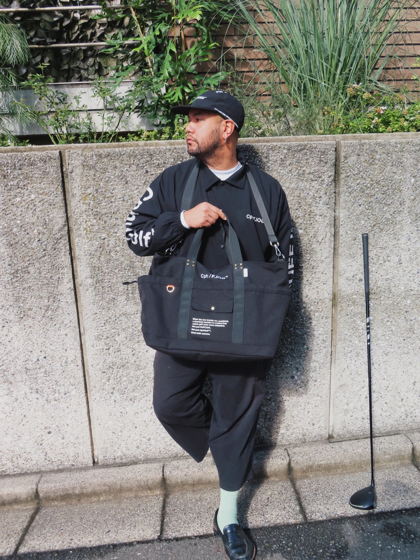 Cph/Golf×RUFFLOG MULTI FUNCTION TOTE BAG BLACK – Cph/Golf™︎