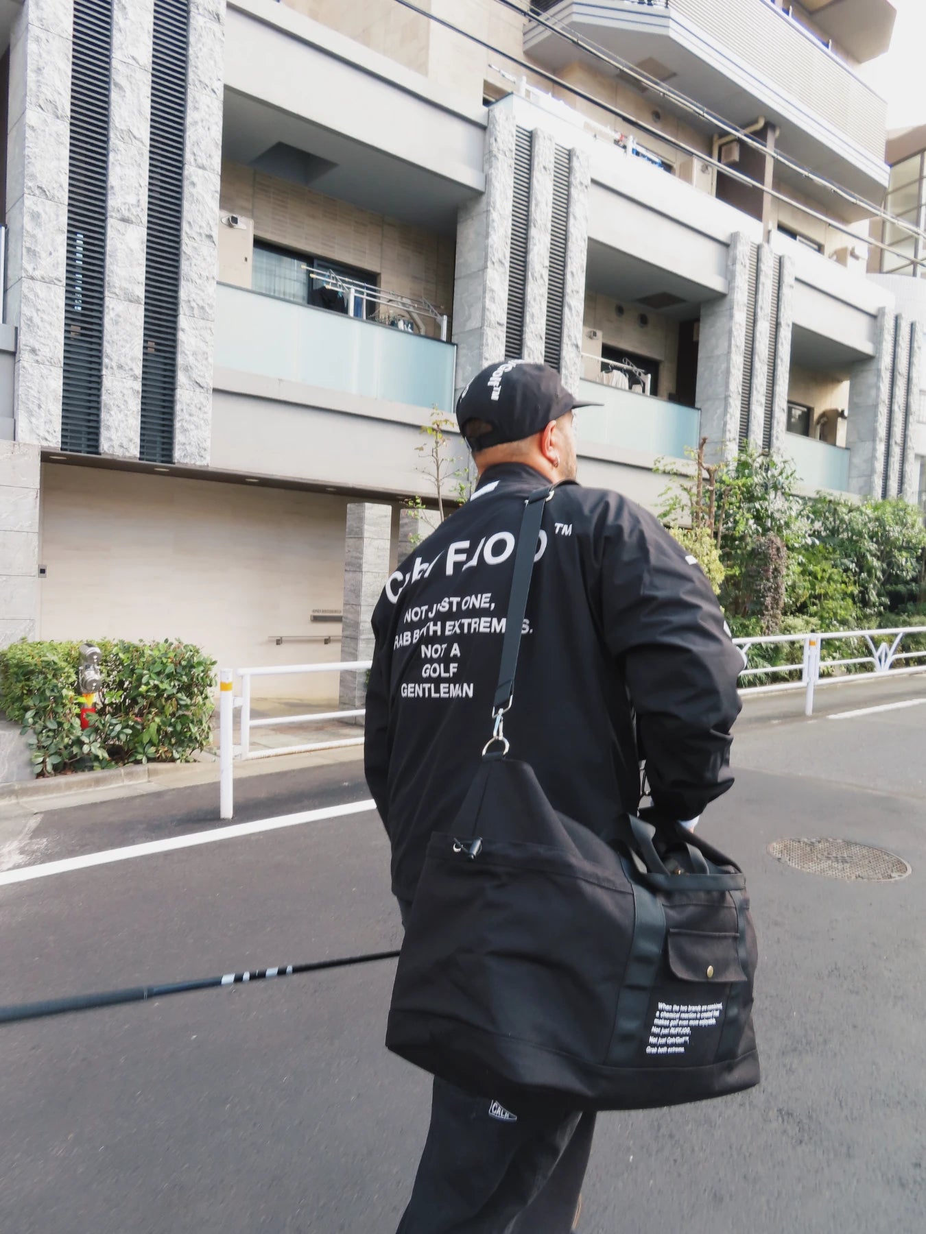 Cph/Golf×RUFFLOG MULTI FUNCTION TOTE BAG BLACK – Cph/Golf™︎