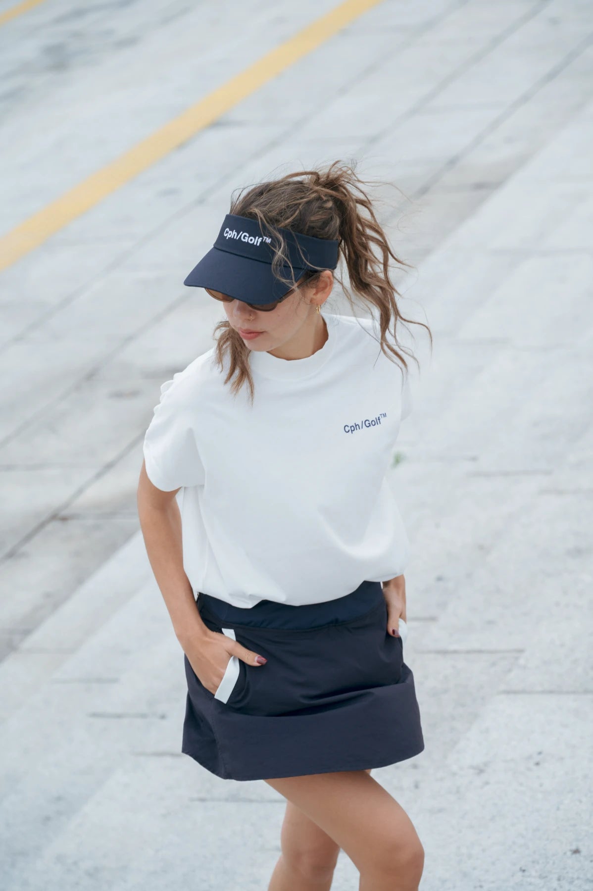 WOMEN] BI COLOR LIGHT SKIRT – Cph/Golf™︎