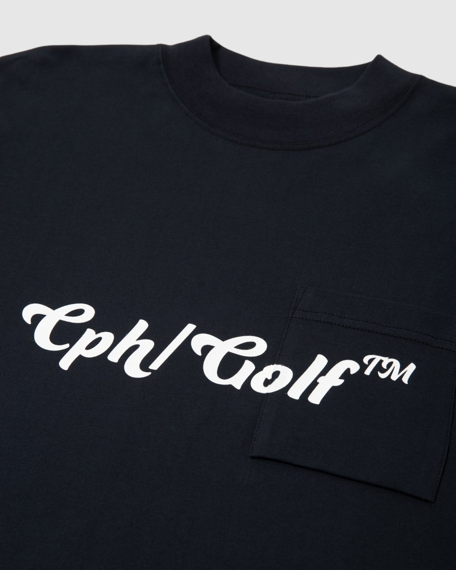 WOMENS]×SHELTECH® #FLY ME MOCK NECK S/S TEE - BLACK - – Cph/Golf™︎