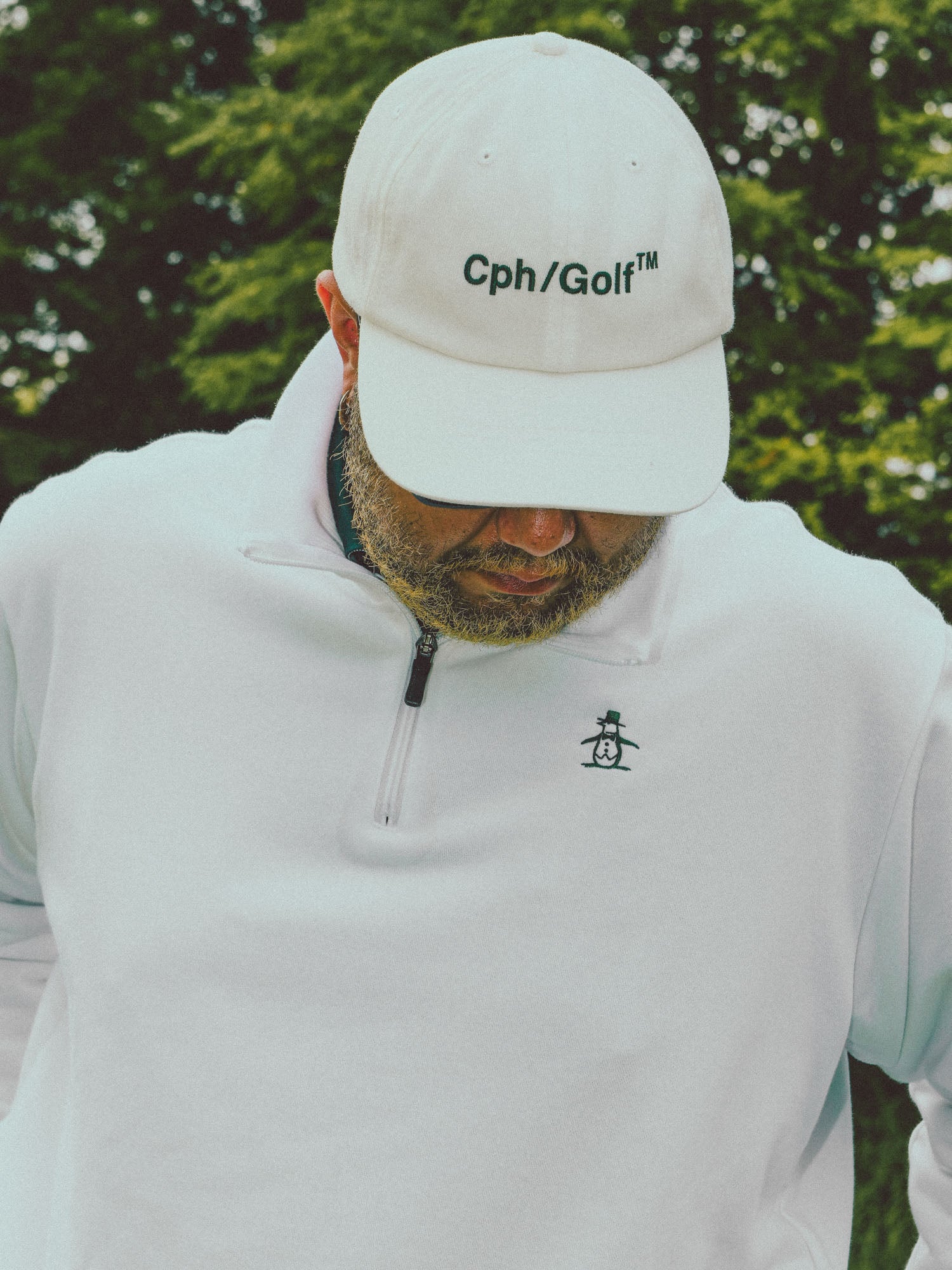 Cph/Golf × Munsingwear コラボ限定 ハーフジップスウェット Cph/Golf × Munsingwear コラボ限定 ハーフジップスウェット