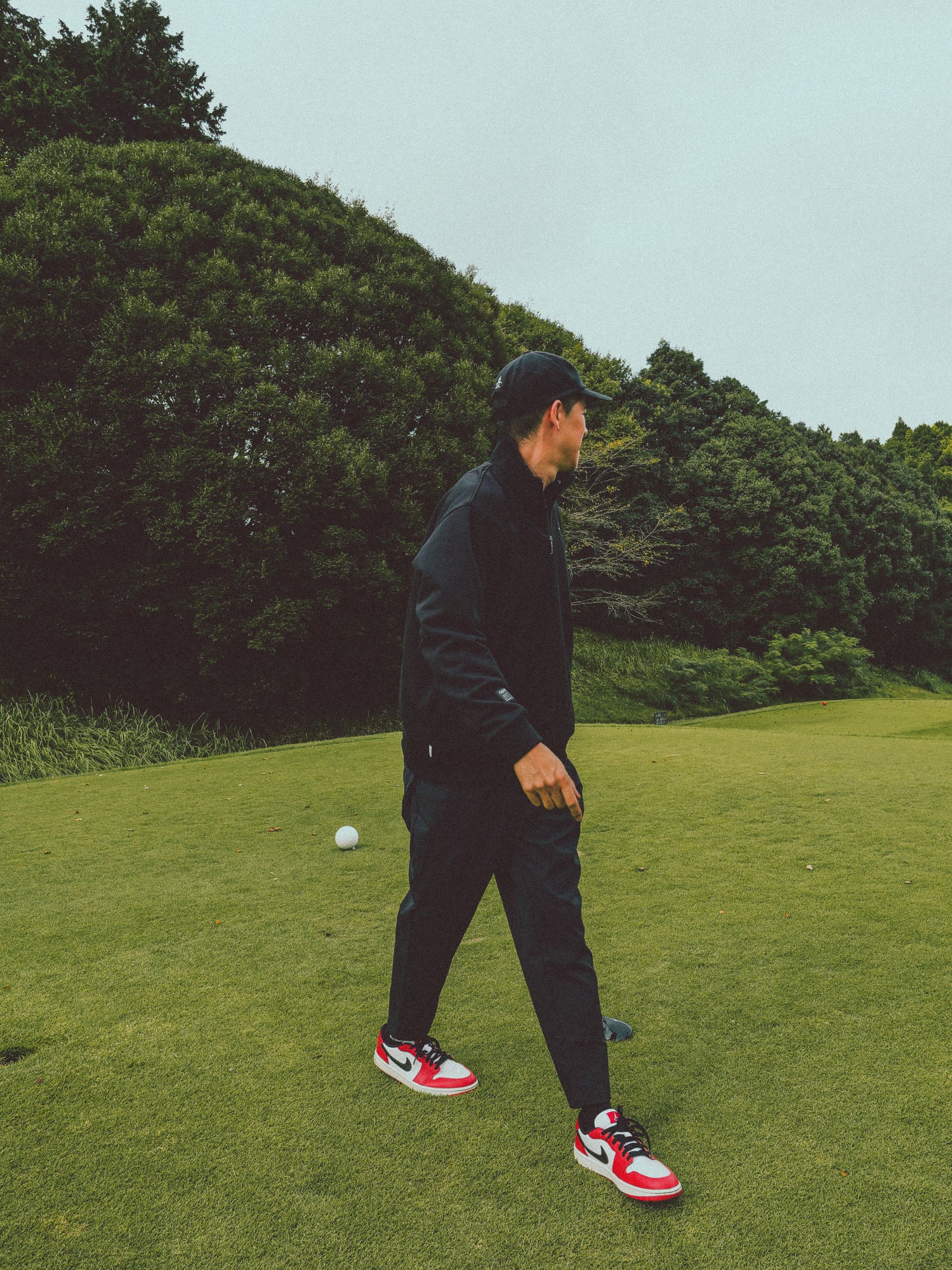 Munsingwear × Cph/Golf™️ #MG ADJUSTABLE PANTS - BLACK