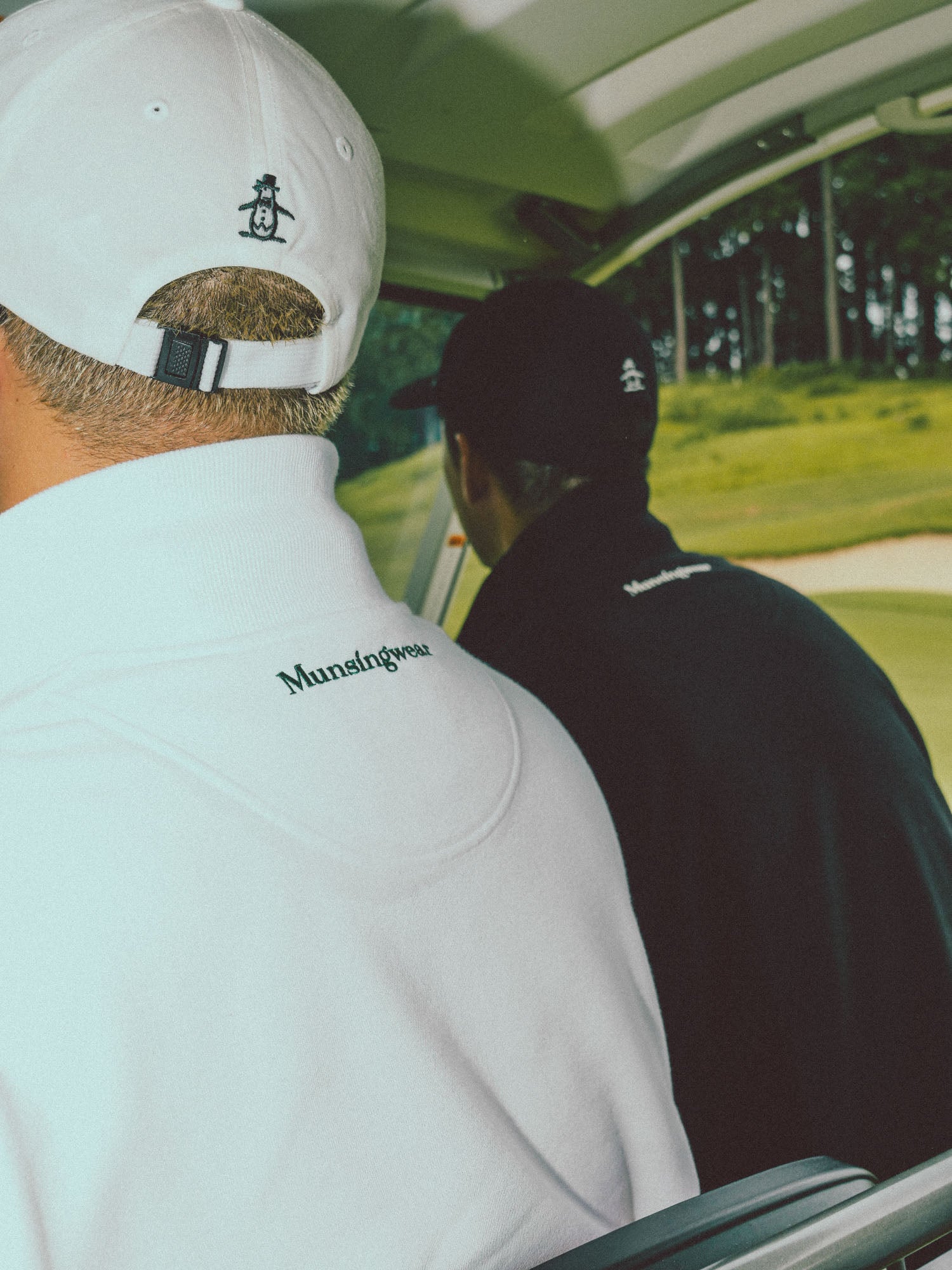 Munsingwear × Cph/Golf™️ #HALF-ZIP SWEAT - BLACK - – Cph/Golf™︎