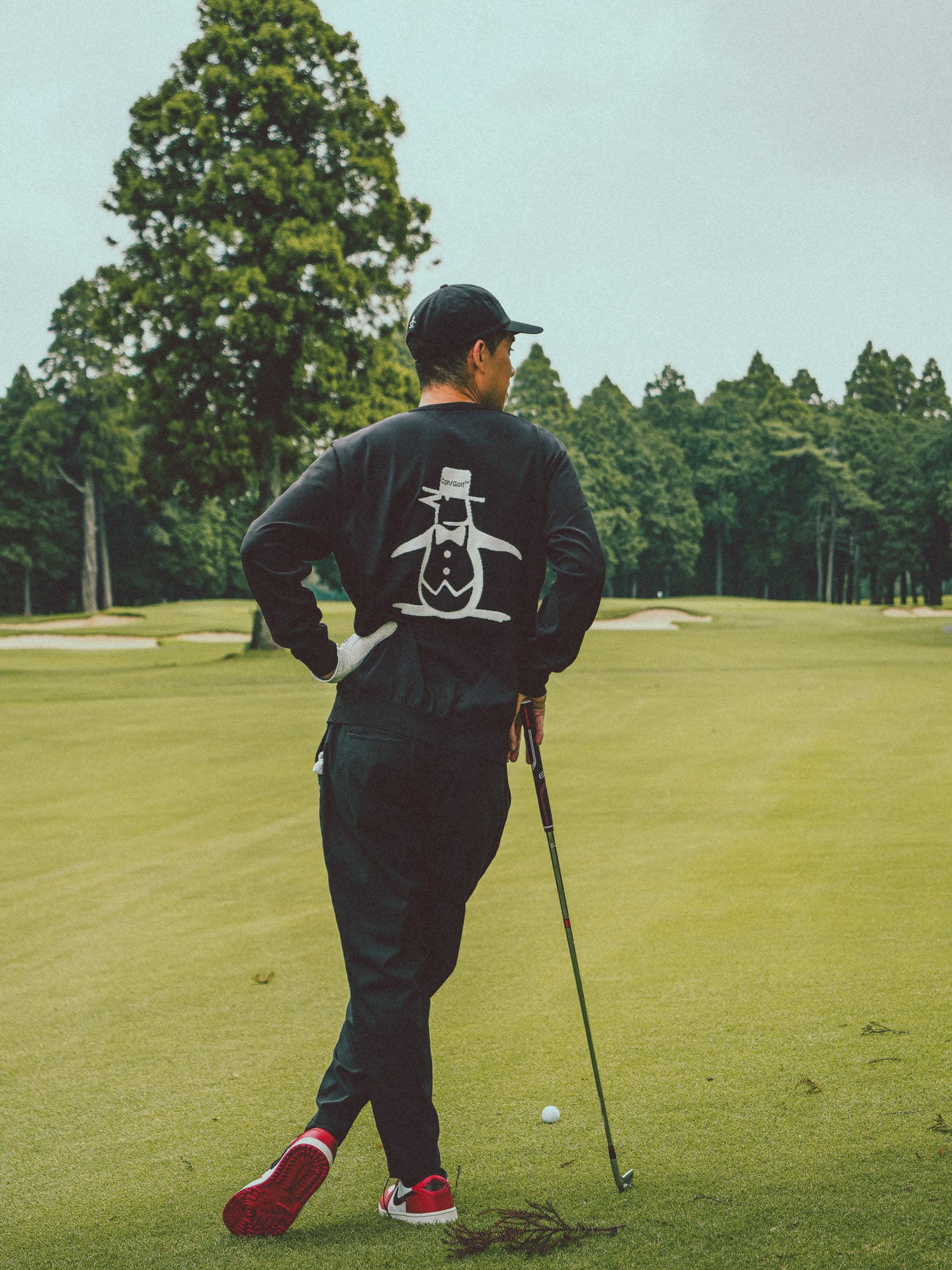 Munsingwear × Cph/Golf™️ #MG ADJUSTABLE PANTS - BLACK