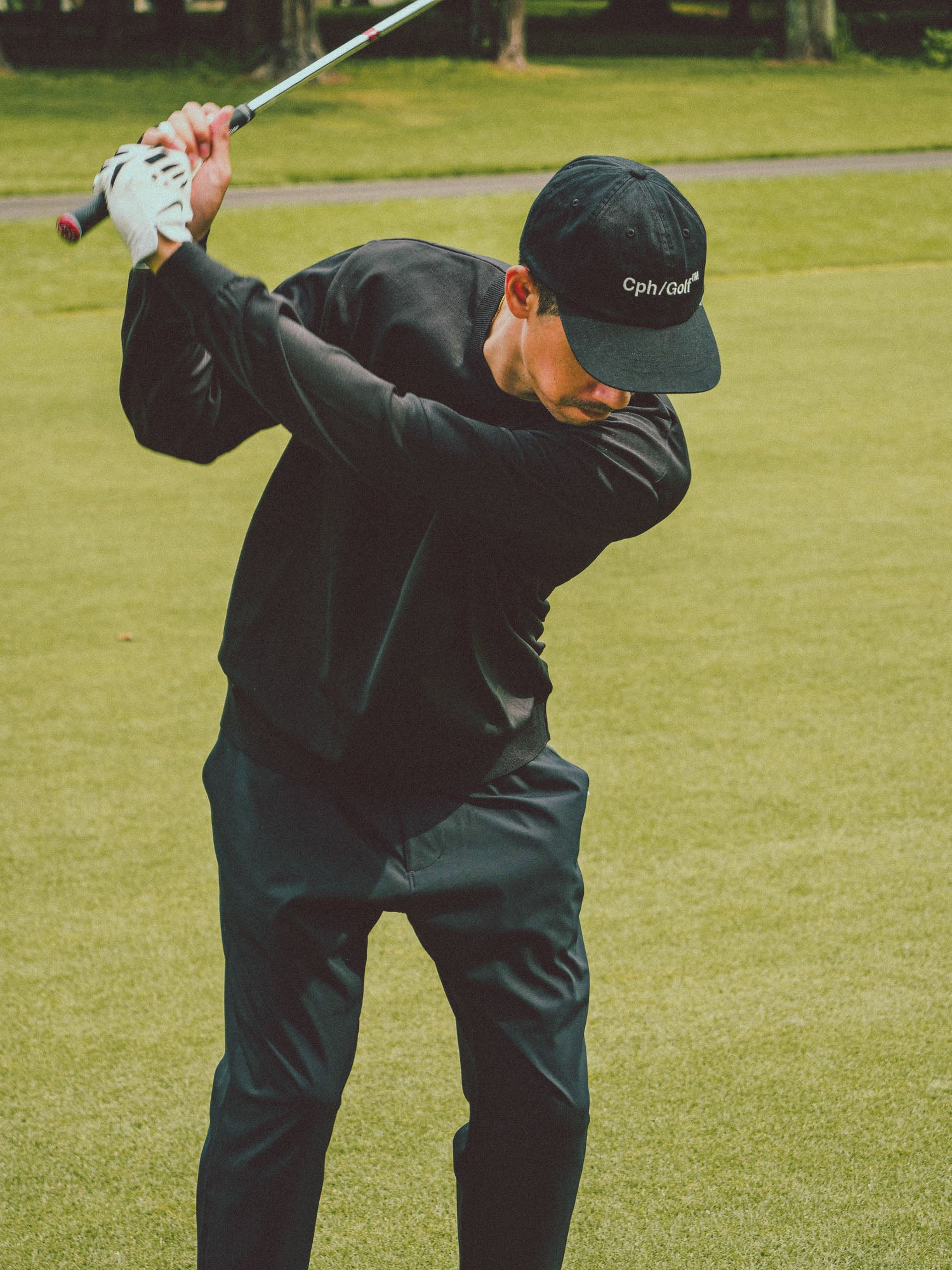 Cph/Golf × Munsingwear コラボ限定 アジャスタブルパンツ Munsingwear × Cph/Golf™️ #MG ADJUSTABLE PANTS - BLACK