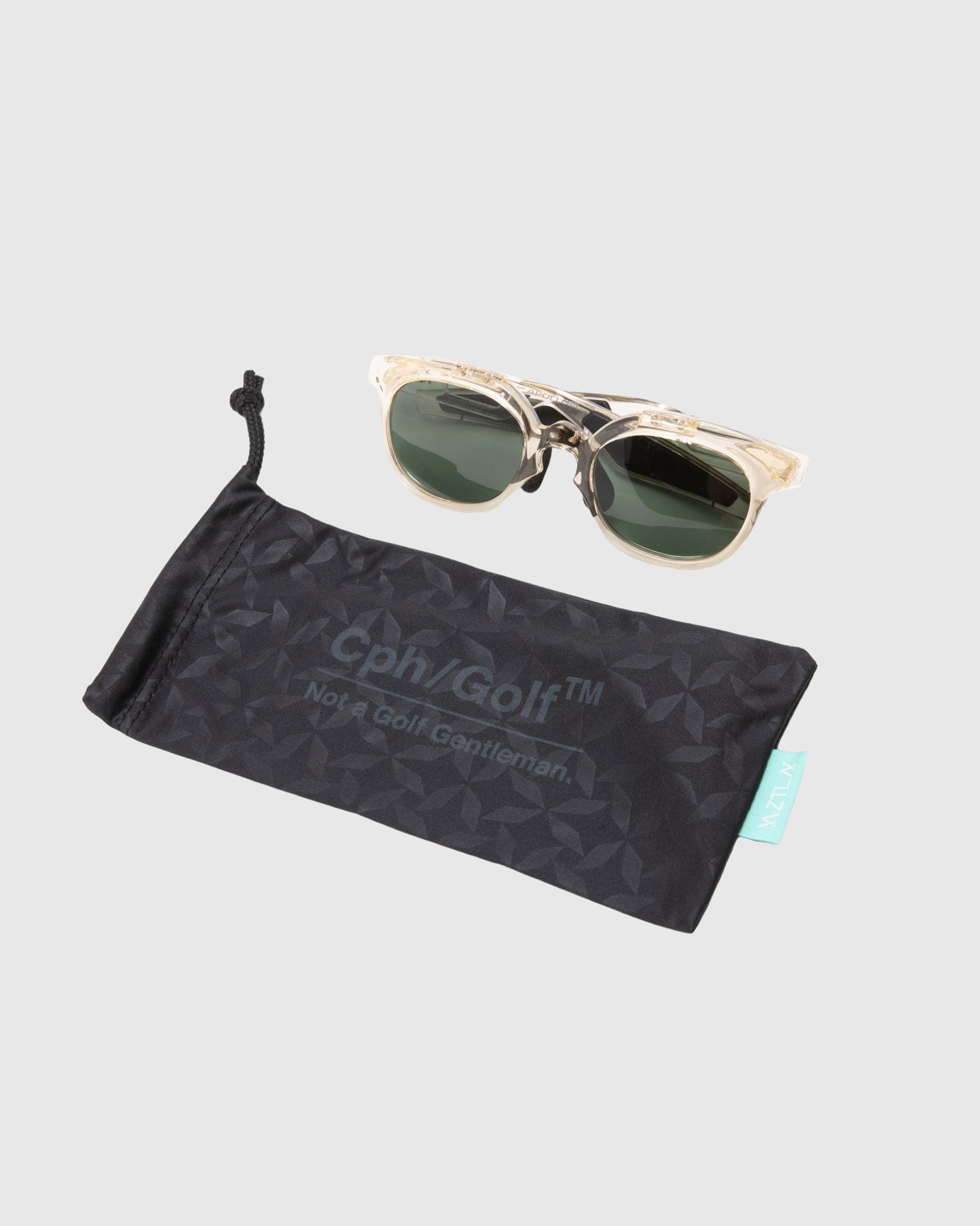 XAZTLAN × Cph/Golf™ #APOLLOⅢ - LEMON FRAME × D.GREEN LENS 