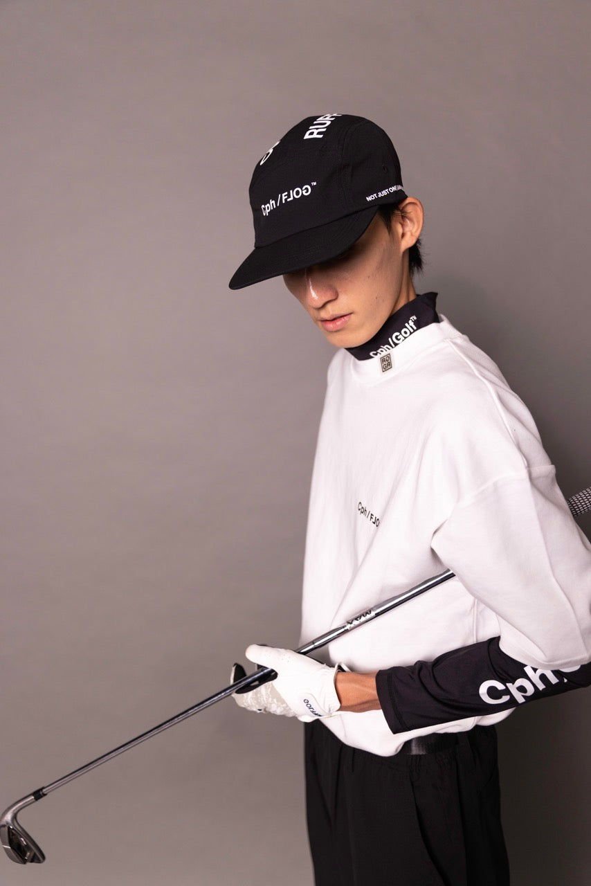 レディースウェア RUFFLOG RUFFLOG TECH MOCK TEE WHITE Cph/Golf×RUFFLOG SS MOCK NECK TEE WHITE – Cph/Golf™︎