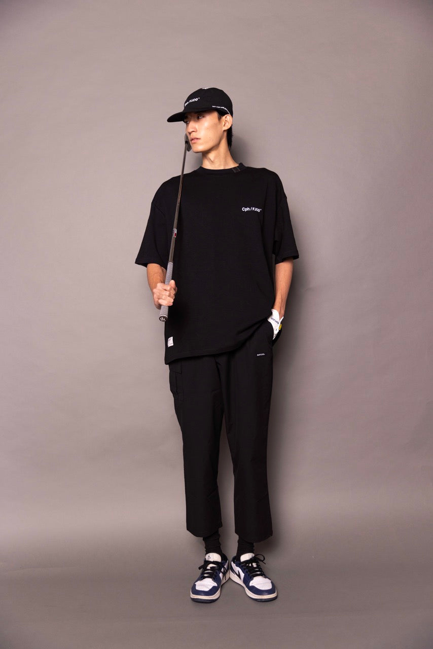 Cph/Golf×RUFFLOG SS MOCK NECK TEE BLACK – Cph/Golf™︎