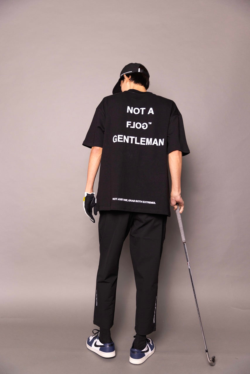 Cph/Golf×RUFFLOG SS MOCK NECK TEE BLACK – Cph/Golf™︎