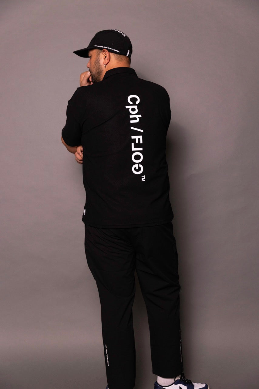 CPHGOLF KCC コラボ　ポロシャツ　ブラック CPHGOLF KCC コラボ ポロシャツ ブラック 日産オンライン