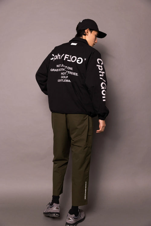 Cph/Golf×RUFFLOG COACH JACKET BLACK – Cph/Golf™︎