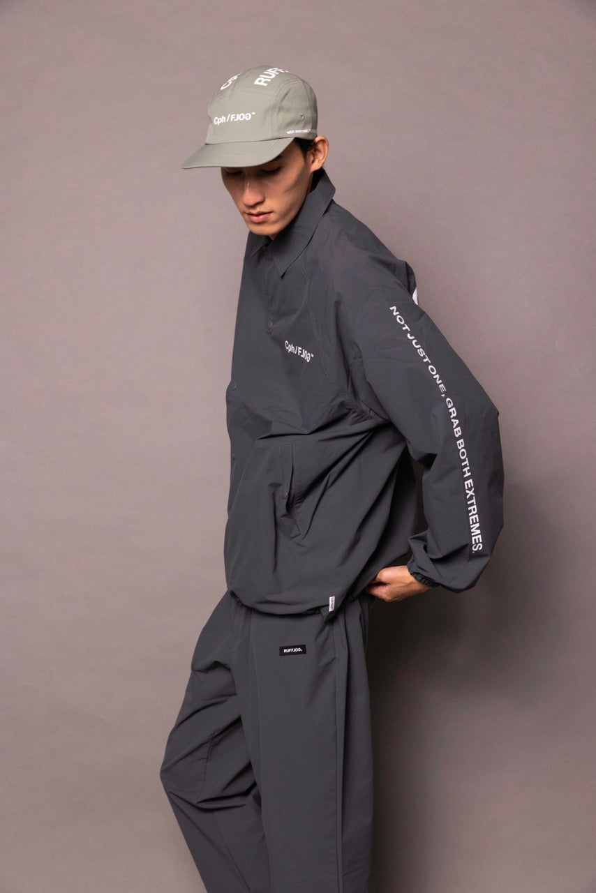 Cph/Golf×RUFFLOG COACH JACKET CHARCOAL – Cph/Golf™︎