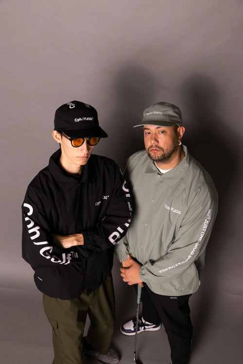 Cph/Golf×RUFFLOG COACH JACKET BLACK – Cph/Golf™︎