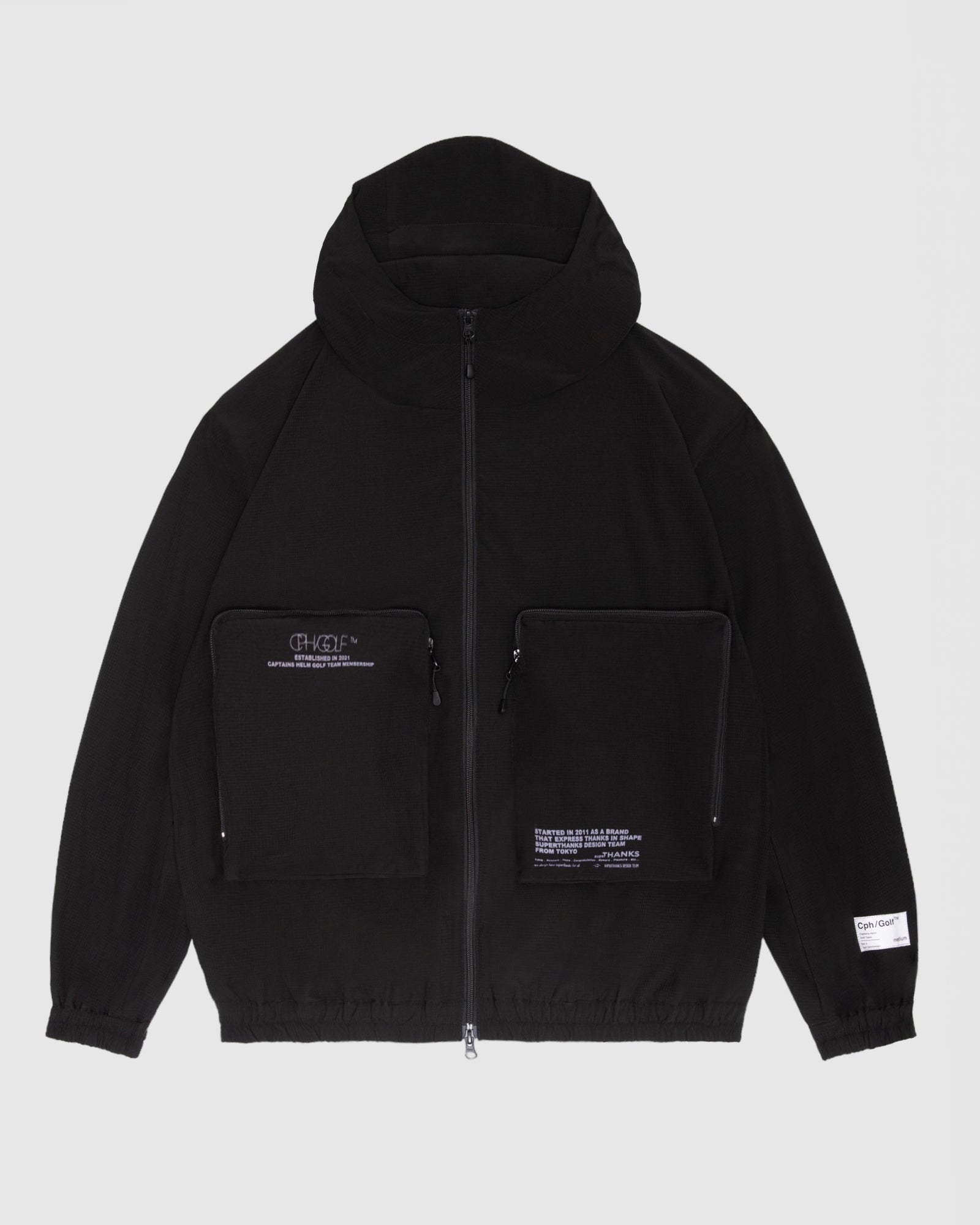 CPH/GOLF BRETHABLE JACKET サイズXL BREATHABLE JACKET - BLACK - – Cph/Golf™︎