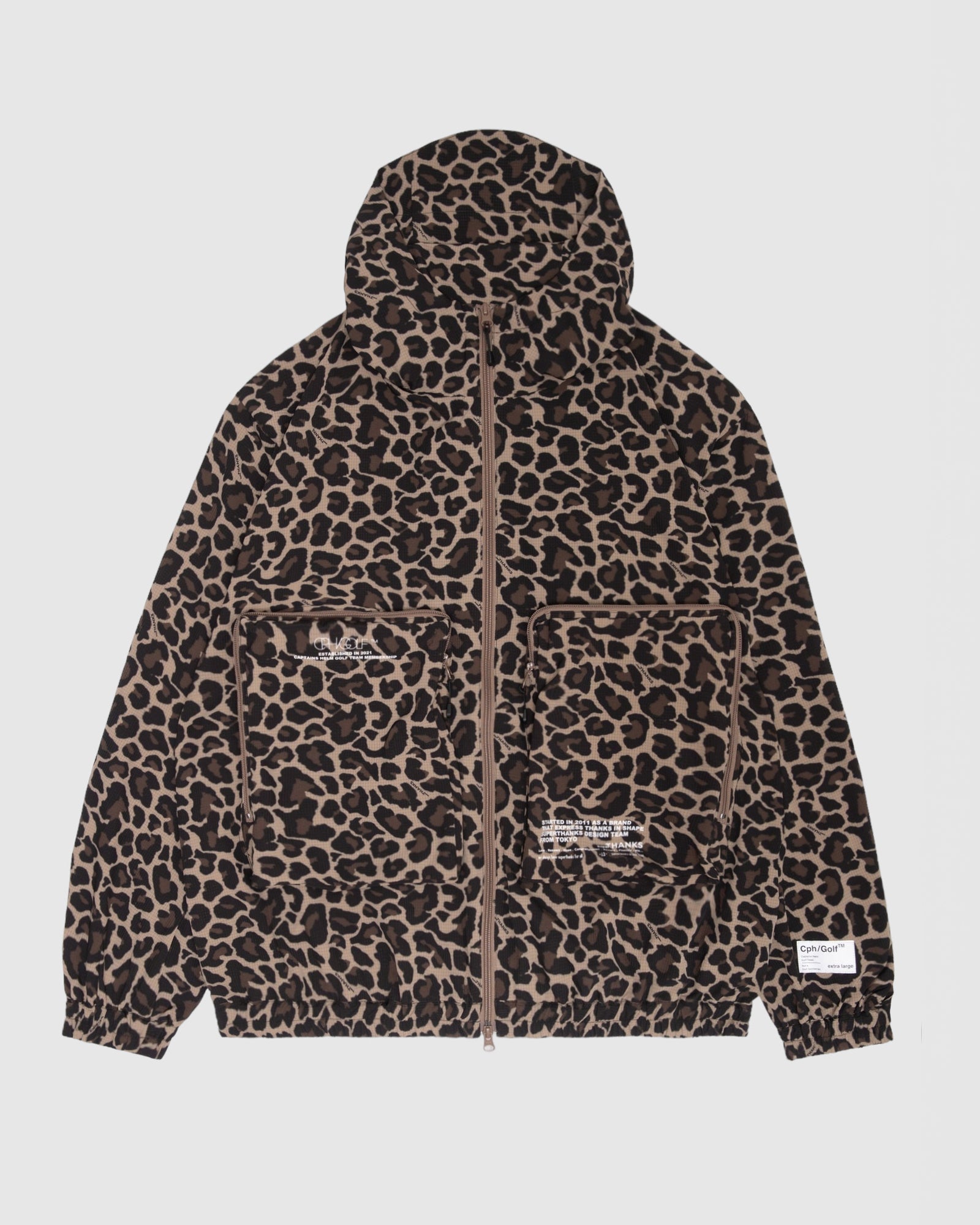 cph/golf #BREATHABLE レオパード ヒョウ柄ジャケット BREATHABLE JACKET - LEOPARD - – Cph/Golf™︎ CAPTAINS HELM LEOPARD
