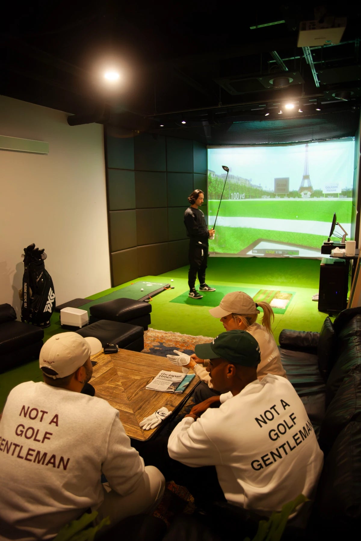 GENTLEMAN SWEAT PULLOVER WHITE – Cph/Golf™︎