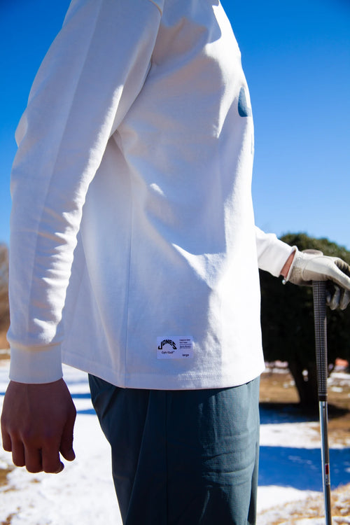 Cph/Golf × JONES LS MOCK NECK TEE – Cph/Golf™︎