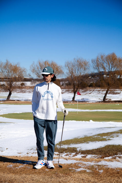 Cph/Golf × JONES LS MOCK NECK TEE – Cph/Golf™︎