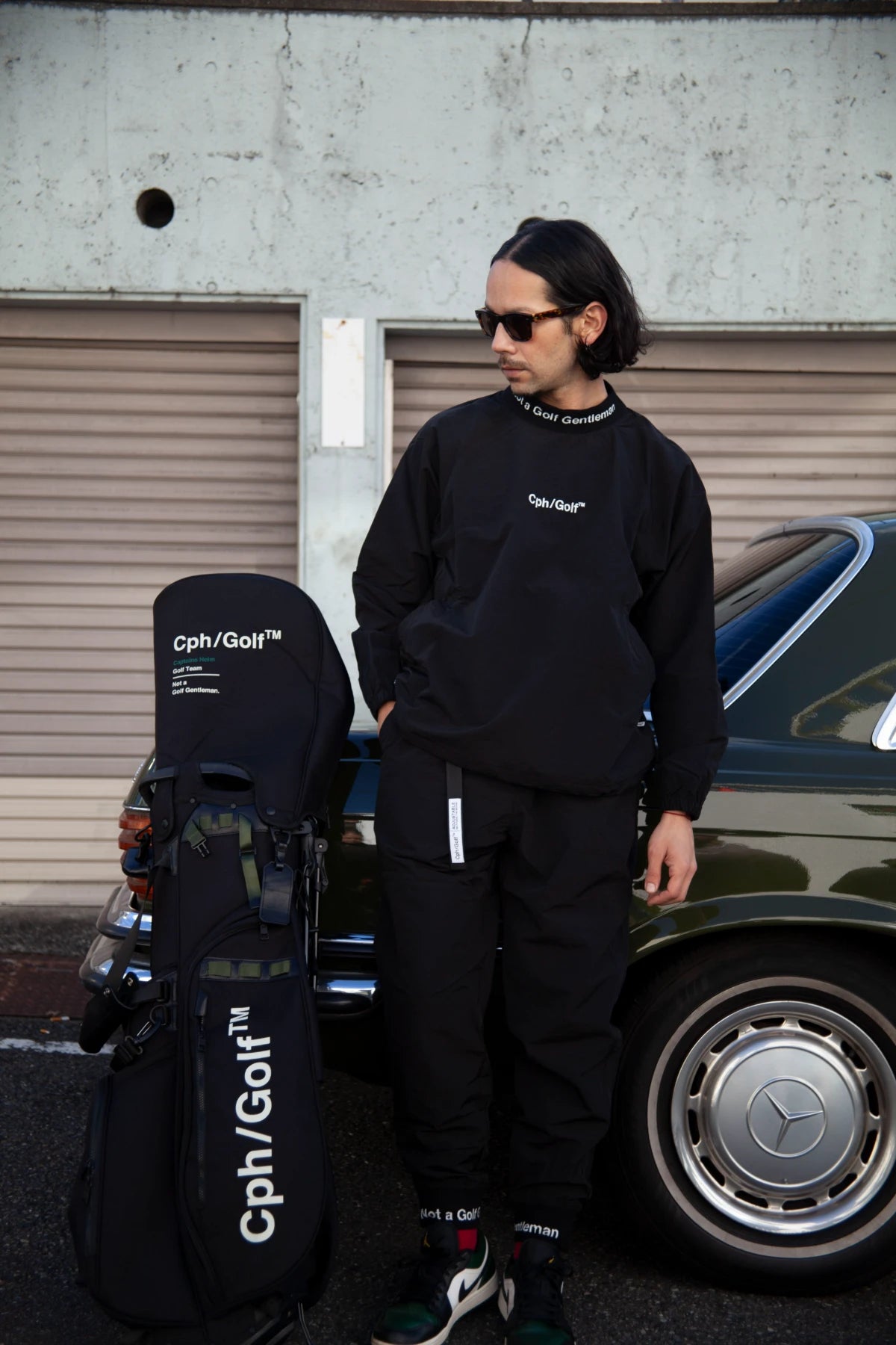JACQUARD MOCK NECK WIND BREAKER – Cph/Golf™︎