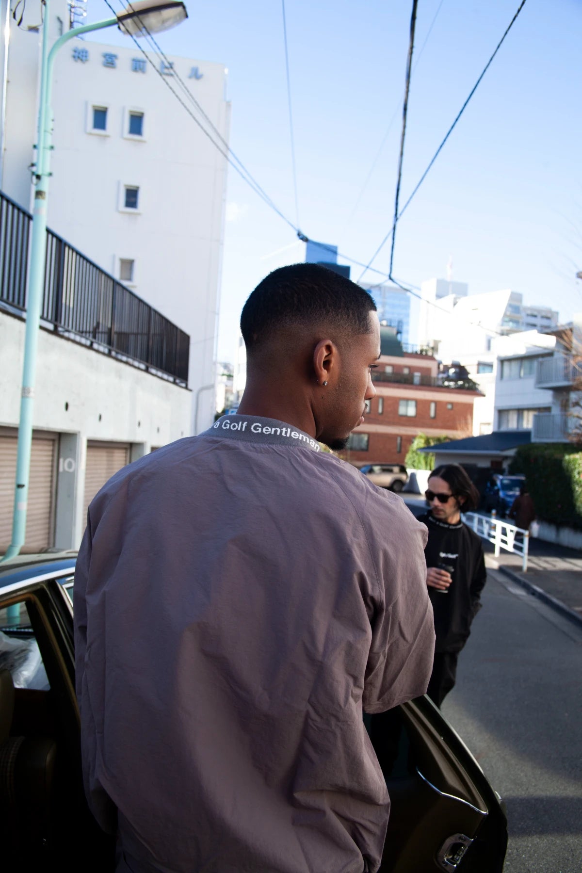 JACQUARD MOCK NECK WIND BREAKER – Cph/Golf™︎