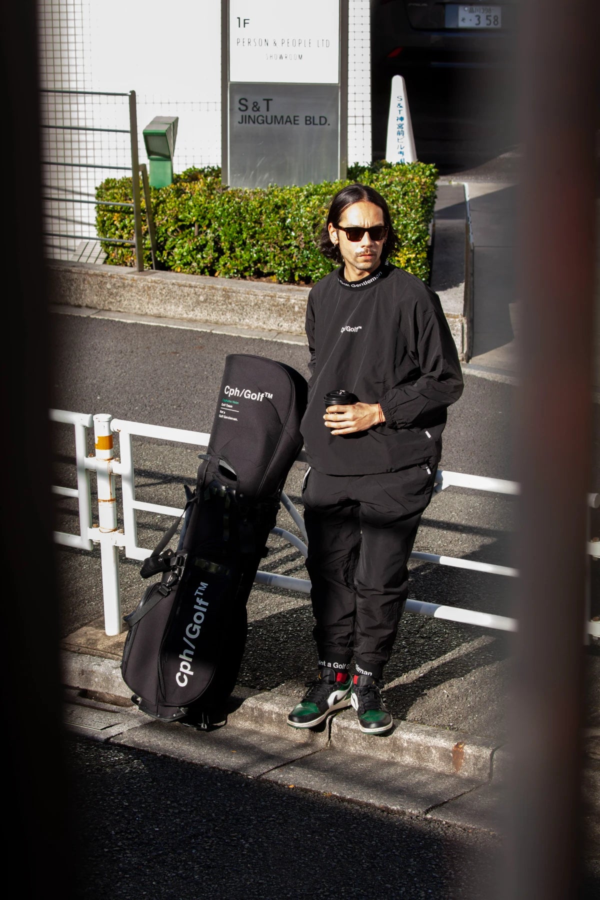JACQUARD MOCK NECK WIND BREAKER – Cph/Golf™︎ JACQUARD MOCK NECK WIND BREAKER – Cph/Golf™︎
