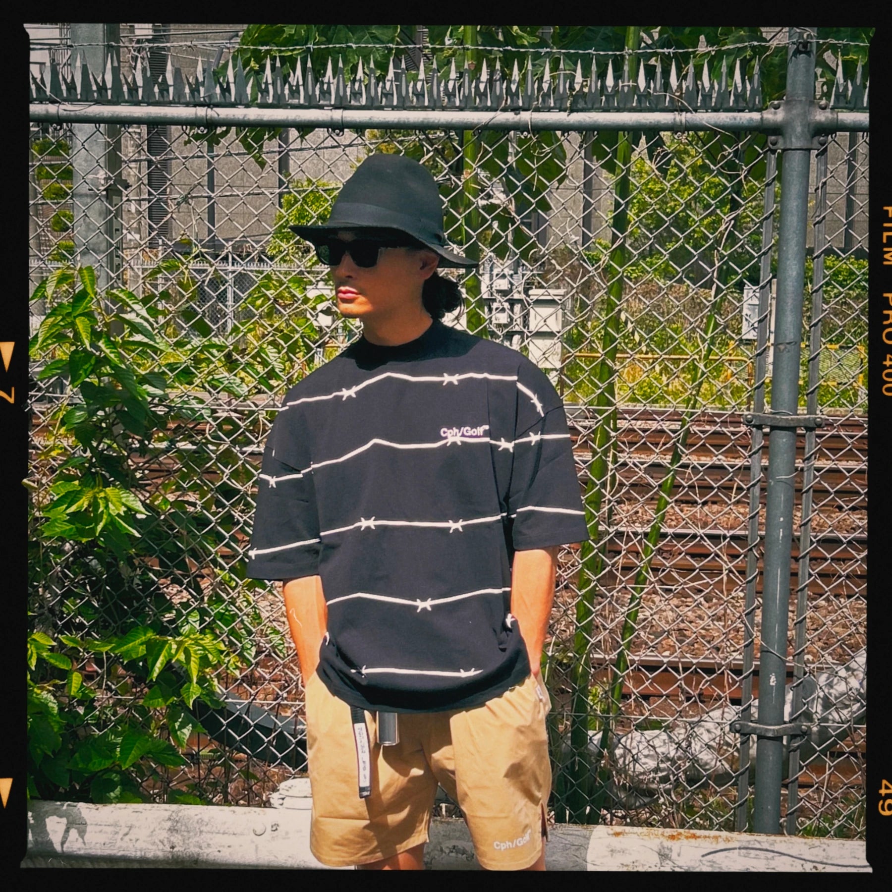 トップス WIRED WIRED BORDER OVERSIZE TEE – Cph/Golf™︎