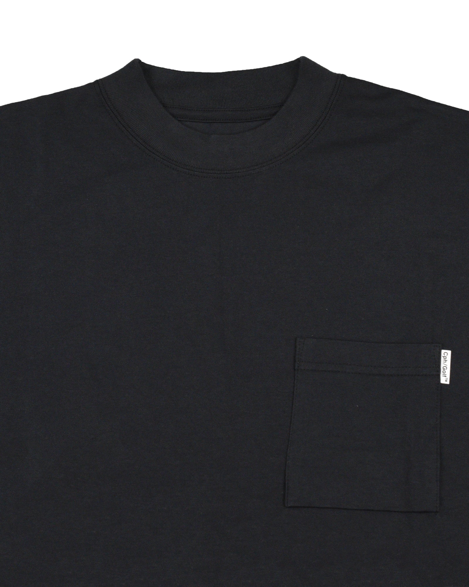 メンズウェア Golfing Anthem L/S Mock Tee BLACK Golfing Anthem L/S Mock Tee BLACK – Cph/Golf™︎