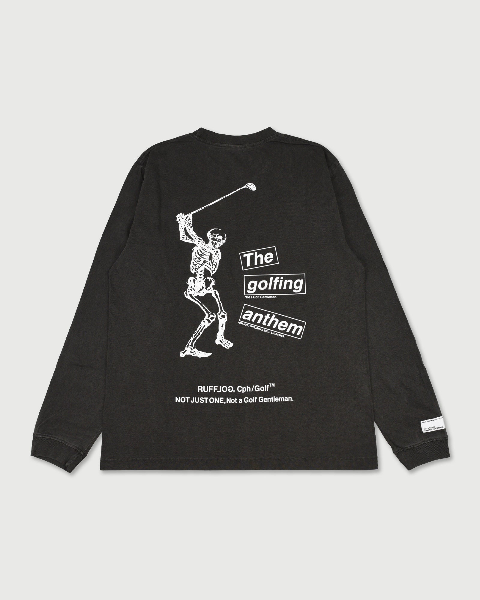 Golfing Anthem L/S Tee BLACK – Cph/Golf™︎