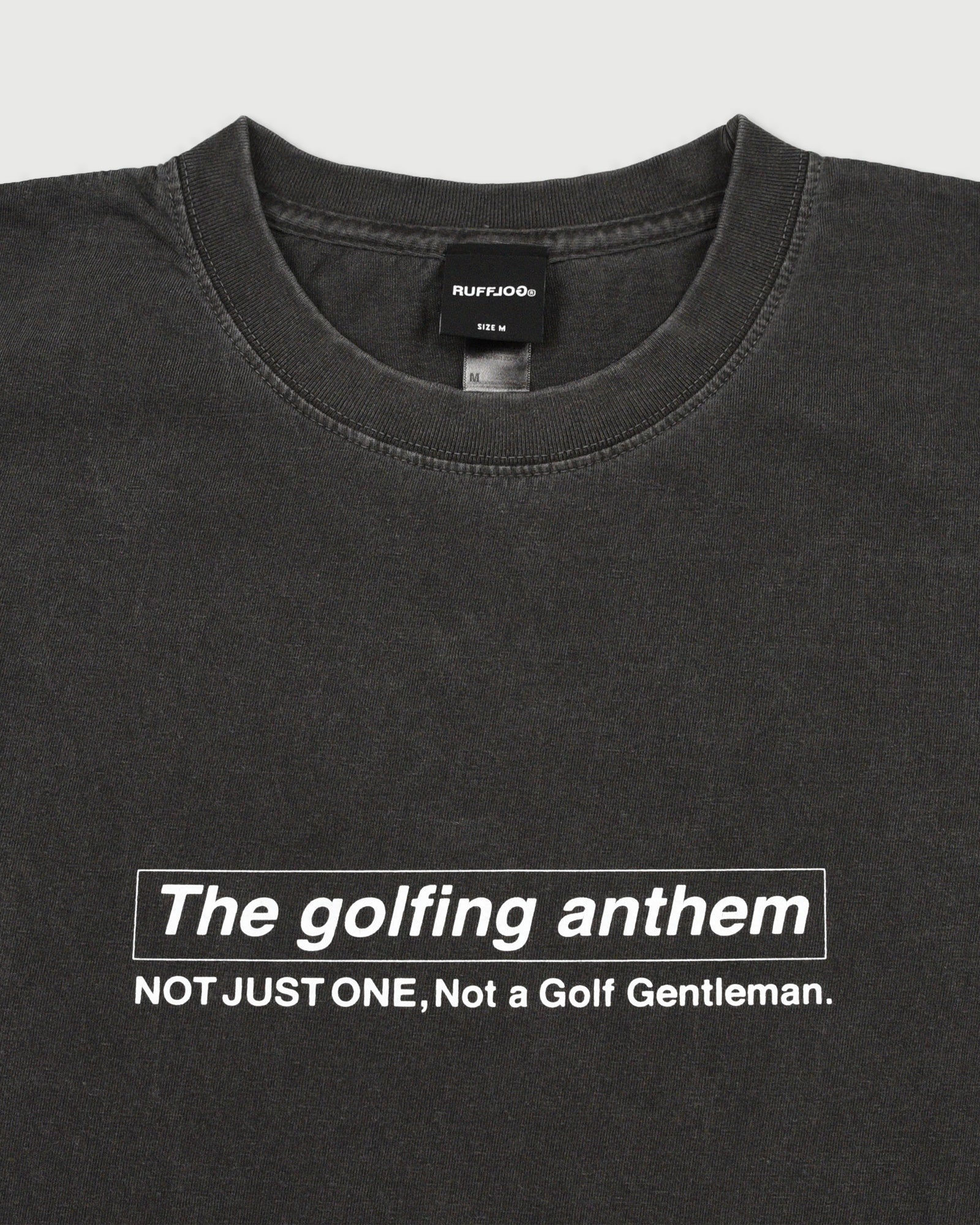 Golfing Anthem S/S Tee BLACK – Cph/Golf™︎