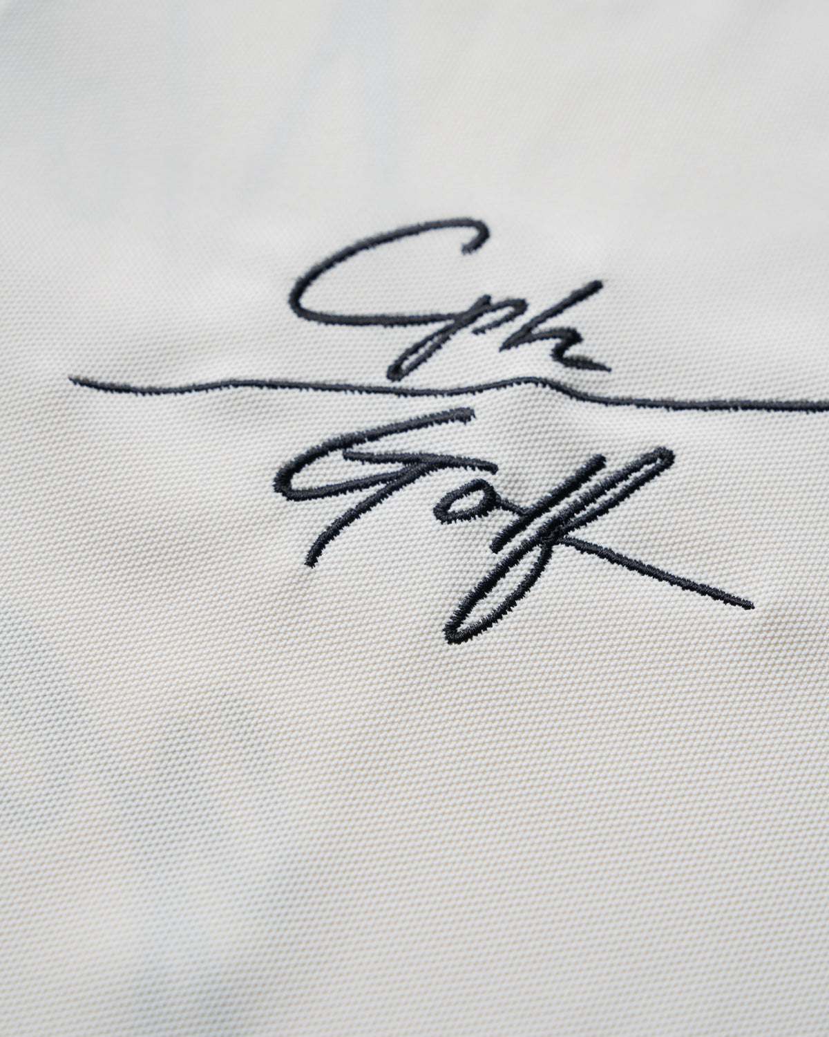 【CaptainsHelmGolf】SLASH LOGO SUMMER POLO SLASH LOGO SUMMER POLO - OFF WHITE - – Cph/Golf™︎