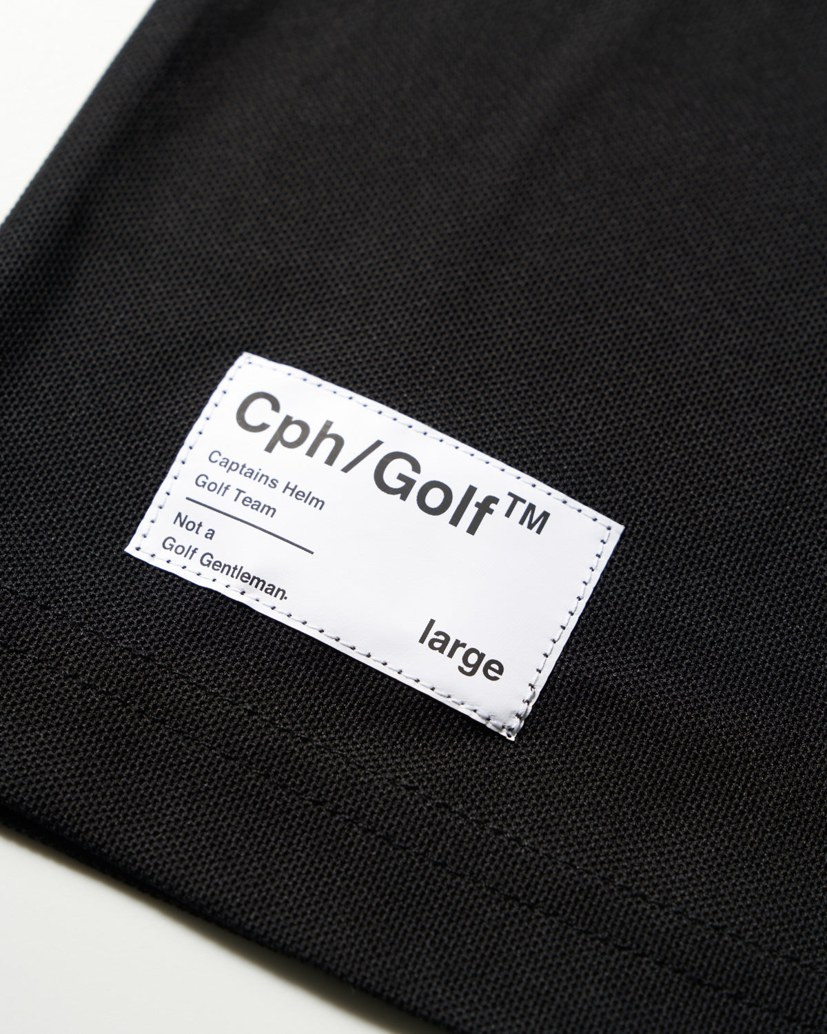 【CaptainsHelmGolf】SLASH LOGO SUMMER POLO SLASH LOGO SUMMER POLO- BLACK - – Cph/Golf™︎