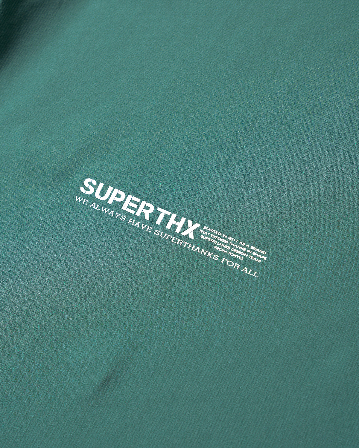 SUPERTHANKS × Cph/Golf™️ #QUICK DRY MOCK NECK TEE - GREEN - – Cph