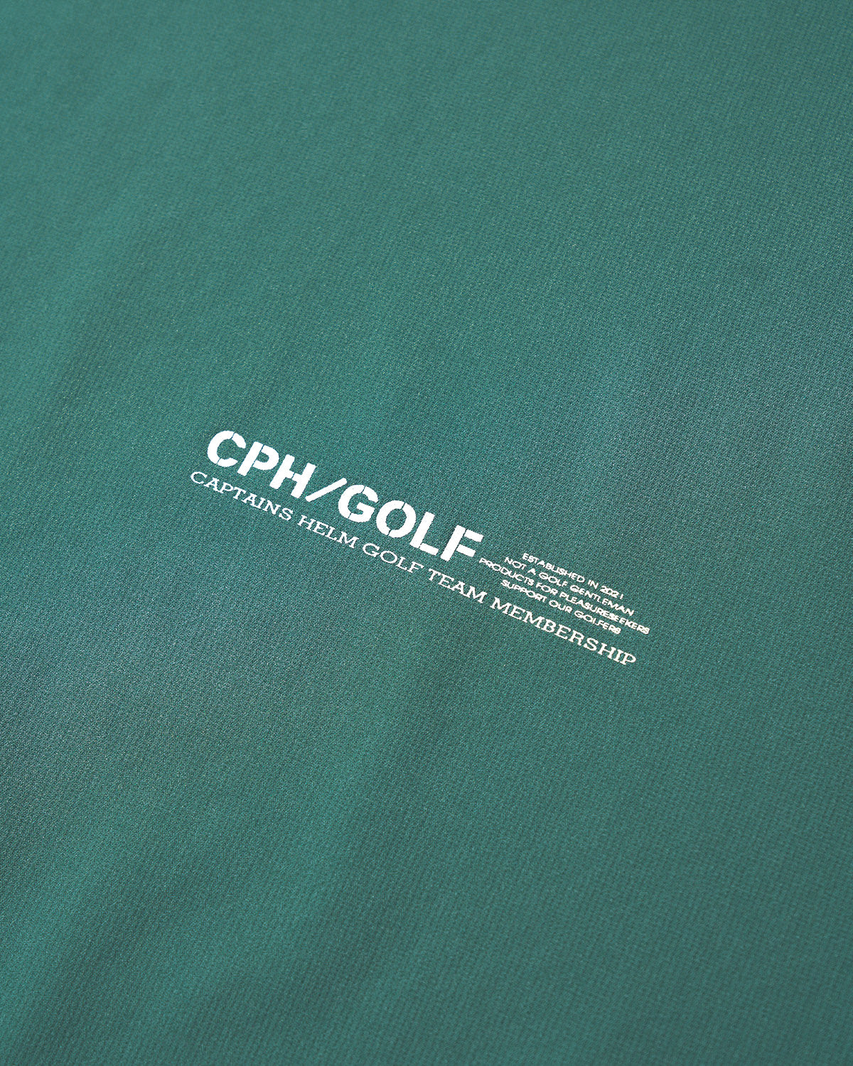 SUPERTHANKS × Cph/Golf™️ #QUICK DRY MOCK NECK TEE - GREEN