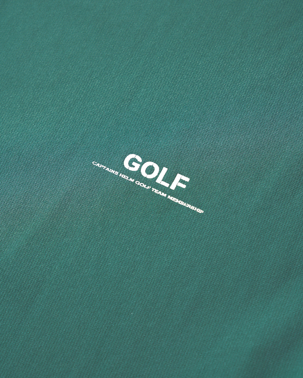 SUPERTHANKS × Cph/Golf™️ #QUICK DRY MOCK NECK TEE - GREEN