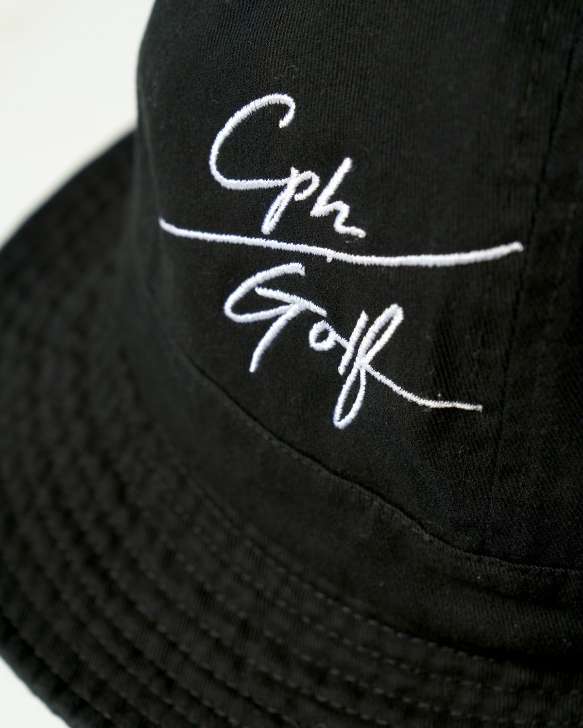 SLASH LOGO SUMMER HAT -BLACK- – Cph/Golf™︎
