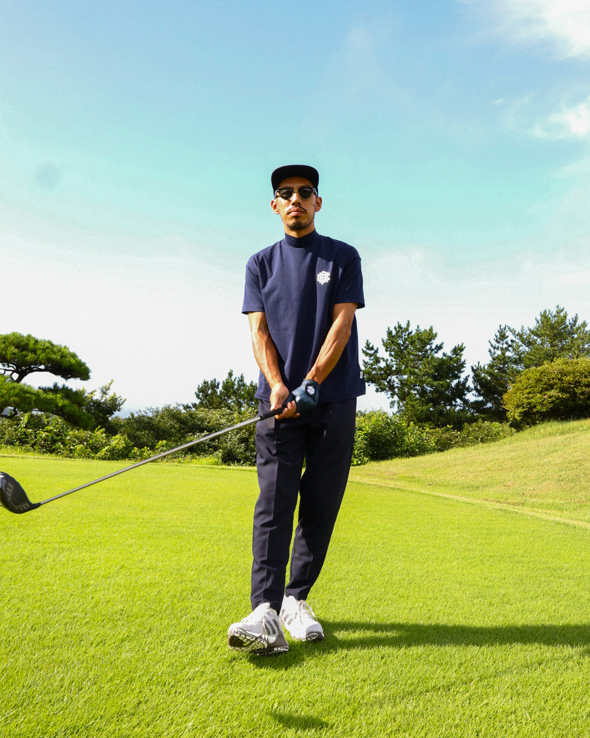 ADJUSTABLE PANTS - NAVY - – Cph/Golf™︎