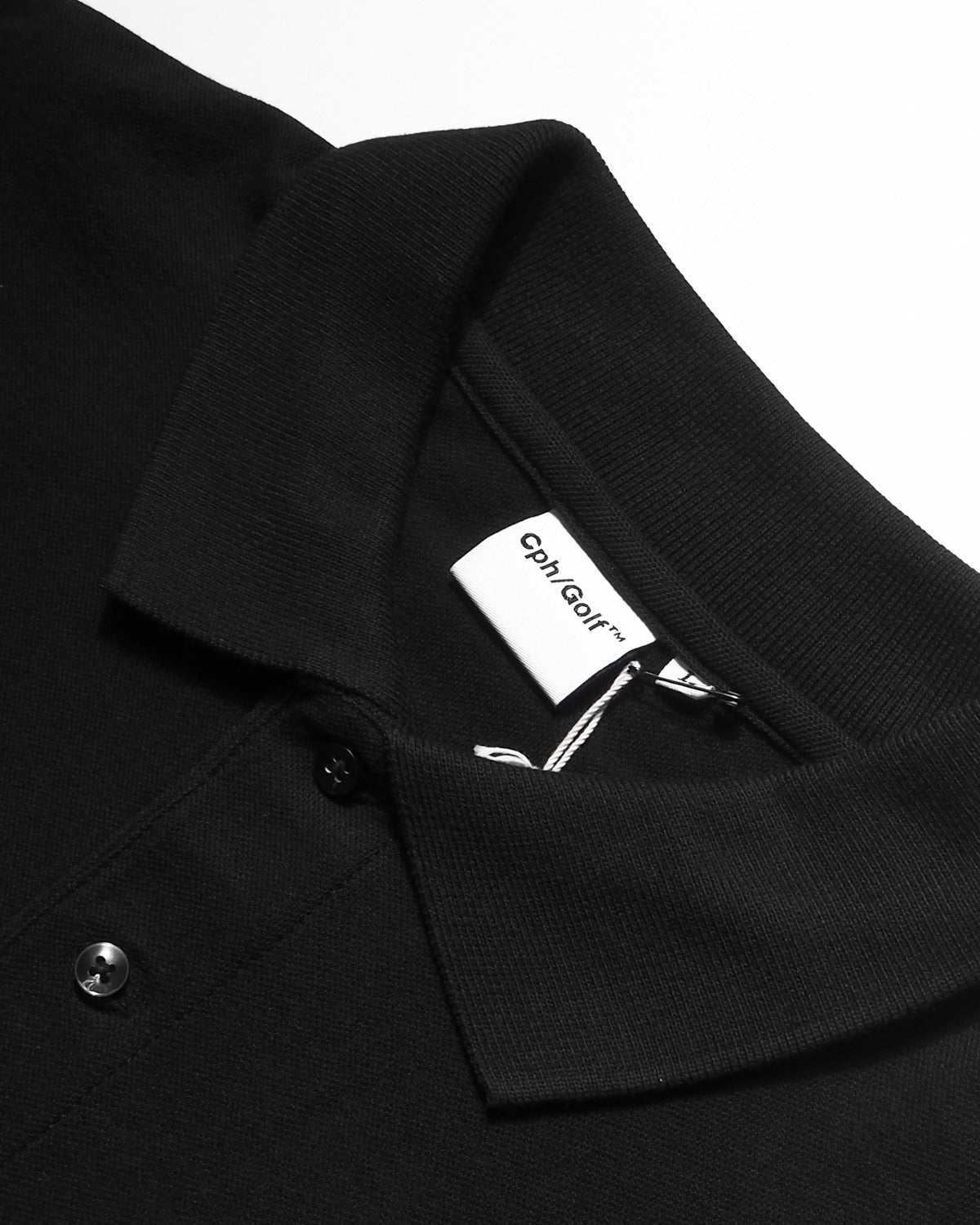 OVERLAP LOGO SUMMER POLO - BLACK - – Cph/Golf™︎