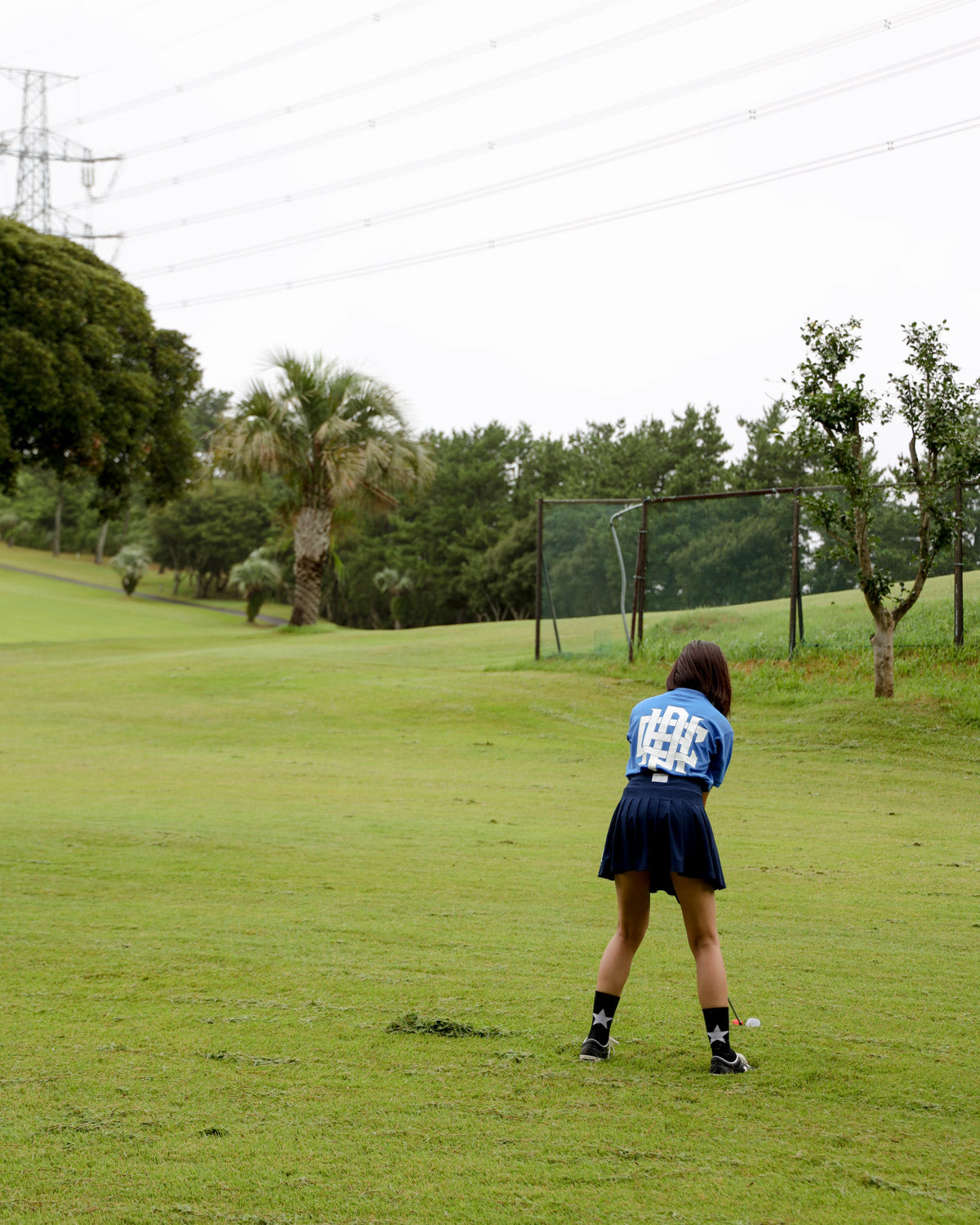 Cph/Golf ネイビー プリーツスカート S WOMENS】#OVERLAP LOGO SKIRT - NAVY - – Cph/Golf™︎